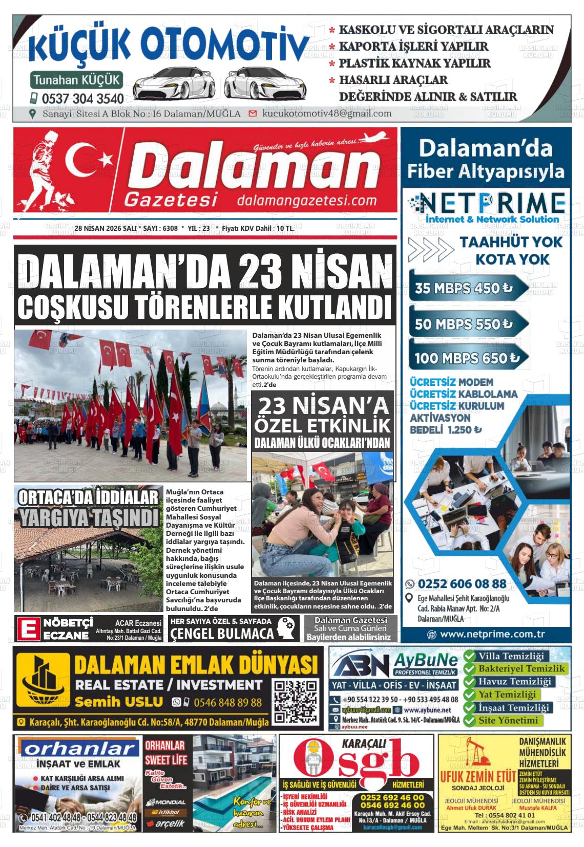 Mugla Dalaman 28.04.2026