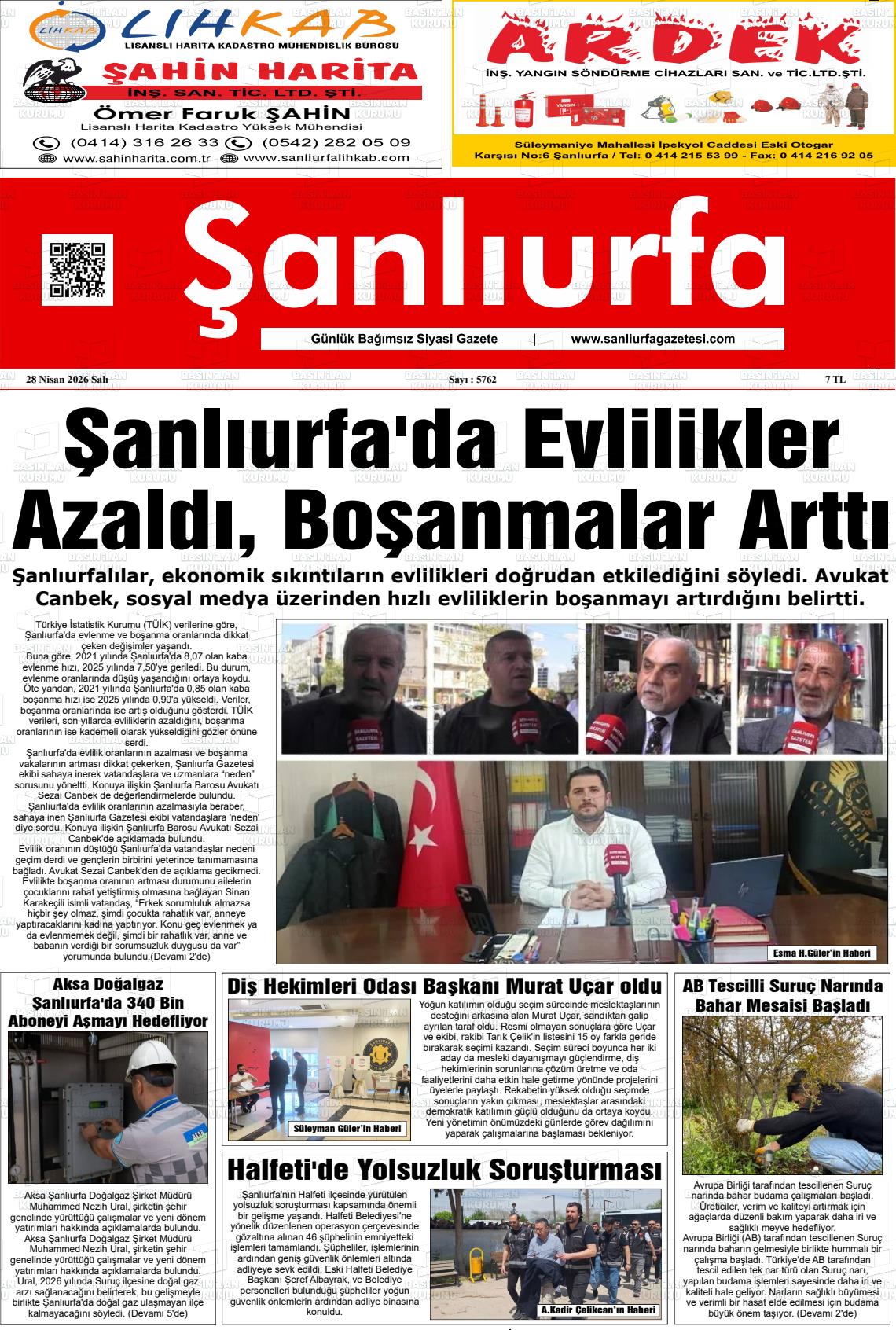 Sanliurfa Dunyadaveturkiyede 28.04.2026
