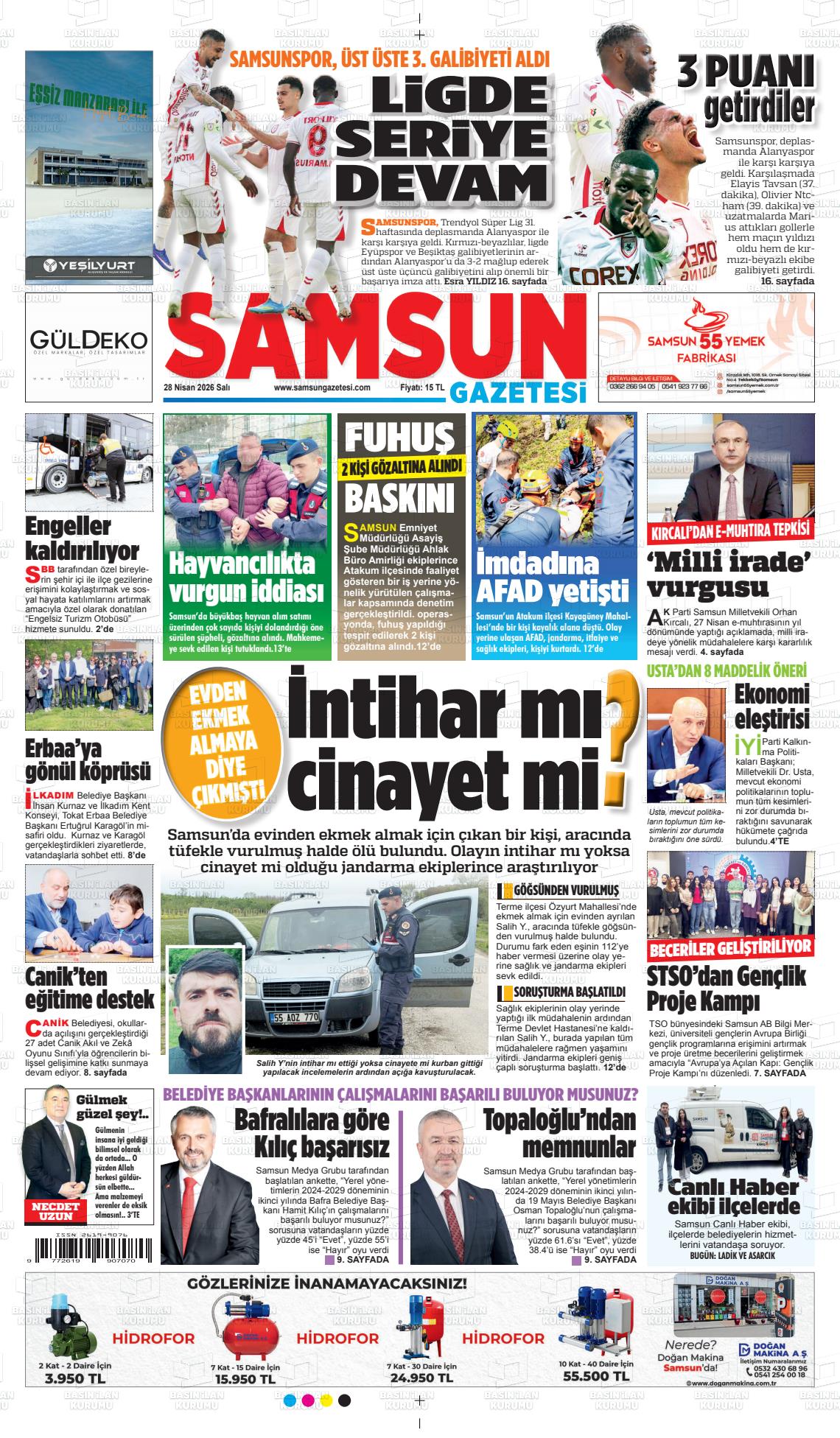 Samsun Ekip 28.04.2026