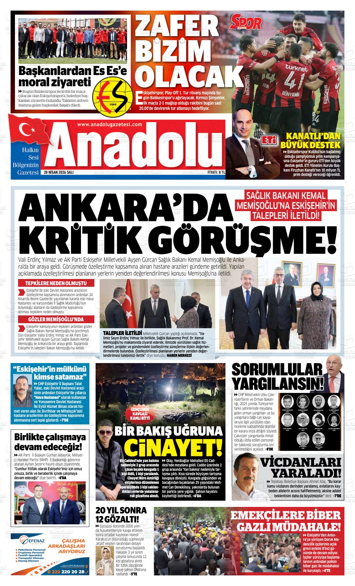 Eskisehir Anadolu 28.04.2026