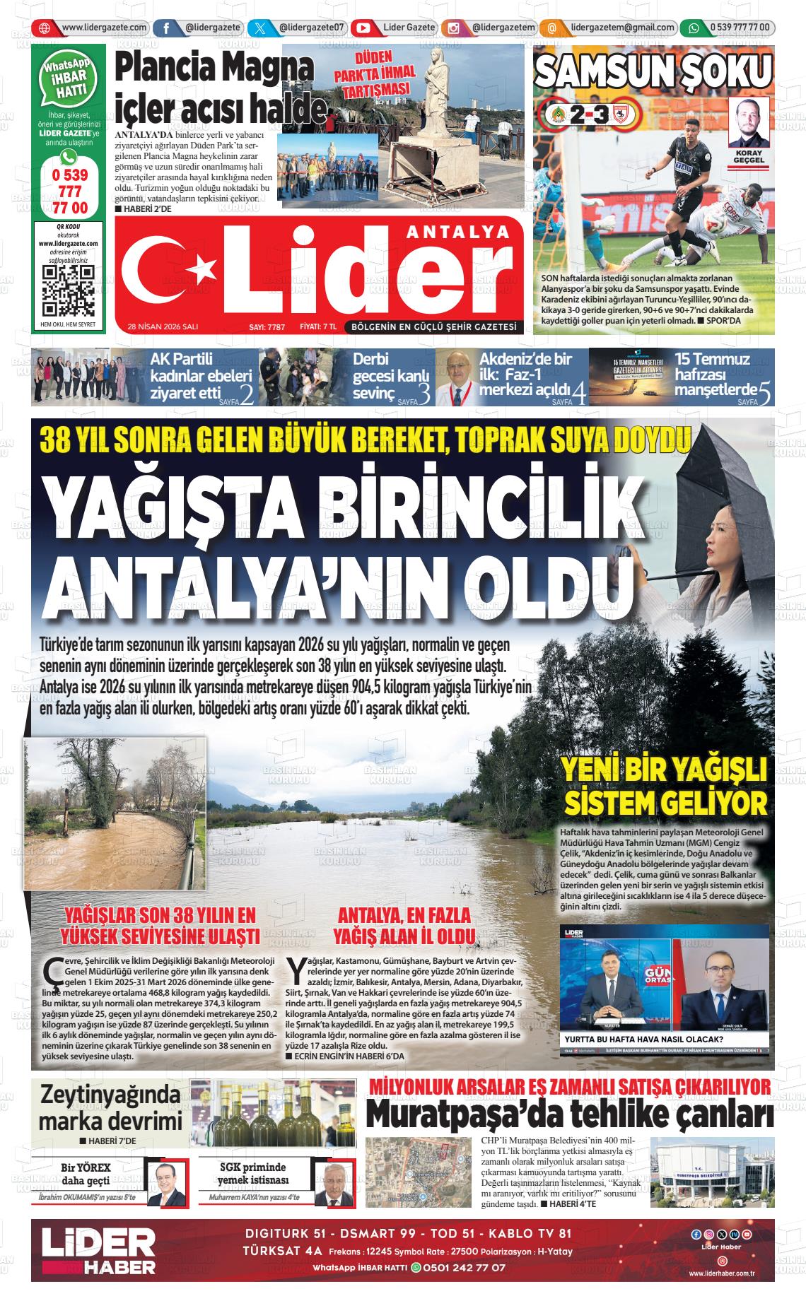 Antalya Gazetebir 28.04.2026