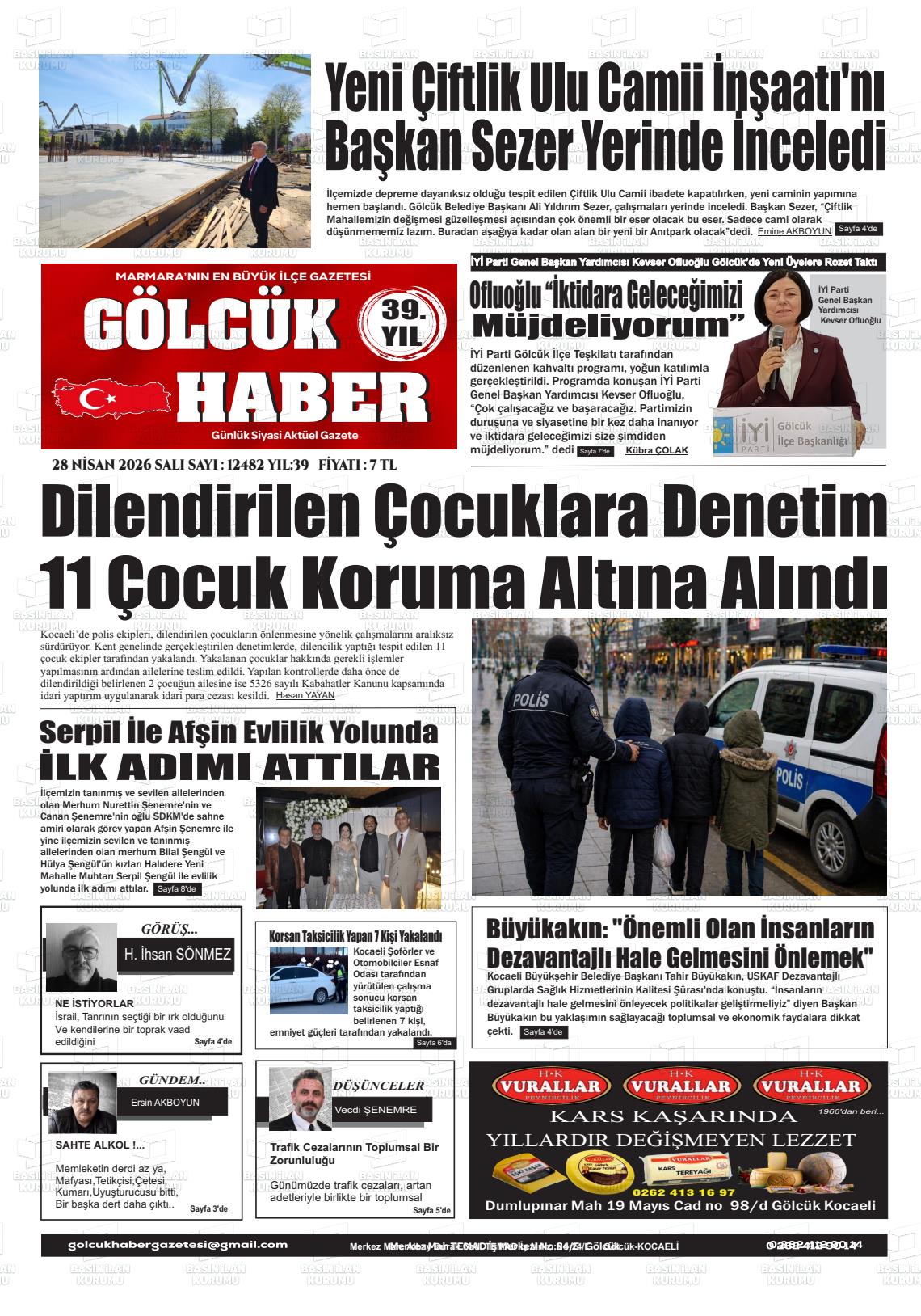 Kocaeli Golcukhaber 28.04.2026