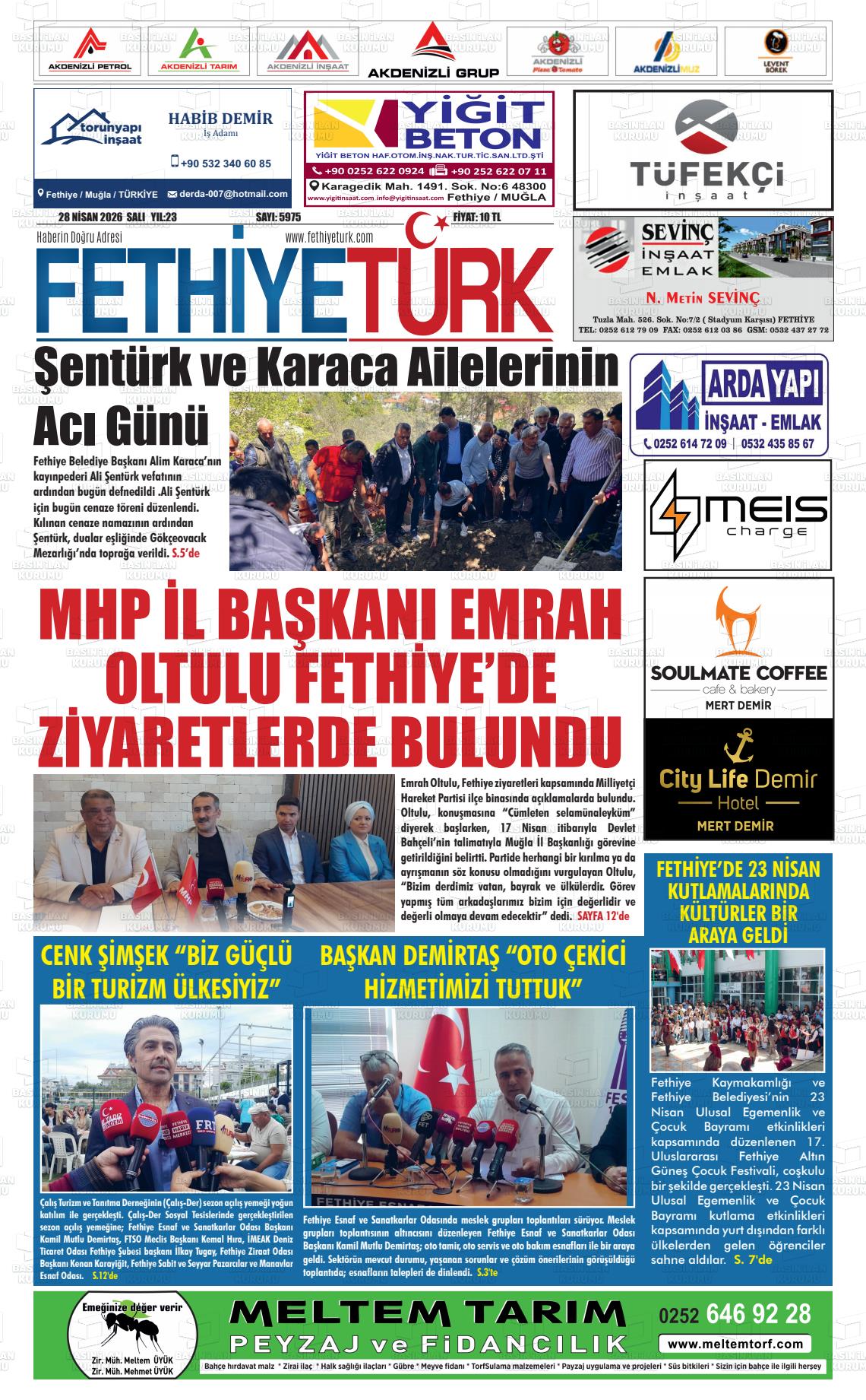 Mugla Gozdefethiye 28.04.2026