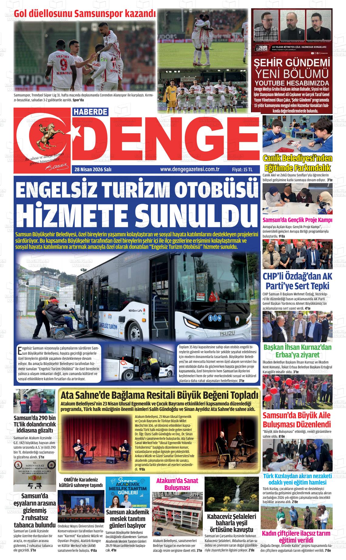 Samsun Haberdedenge 28.04.2026