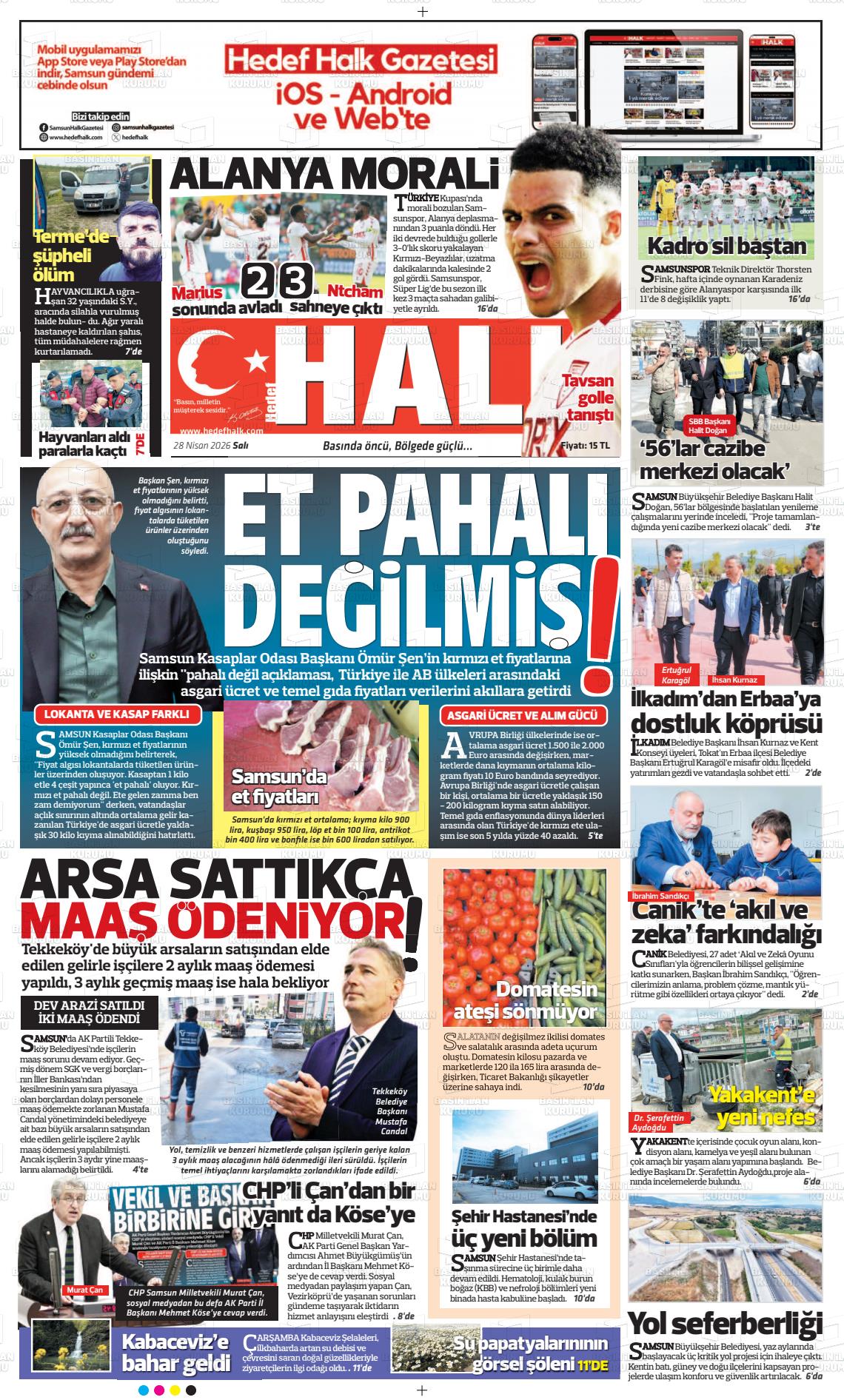 Samsun Hedefhalk 28.04.2026