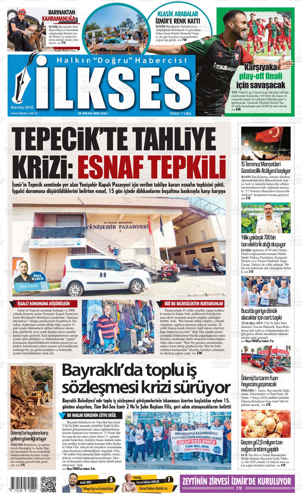 Izmir Ilkses 28.04.2026