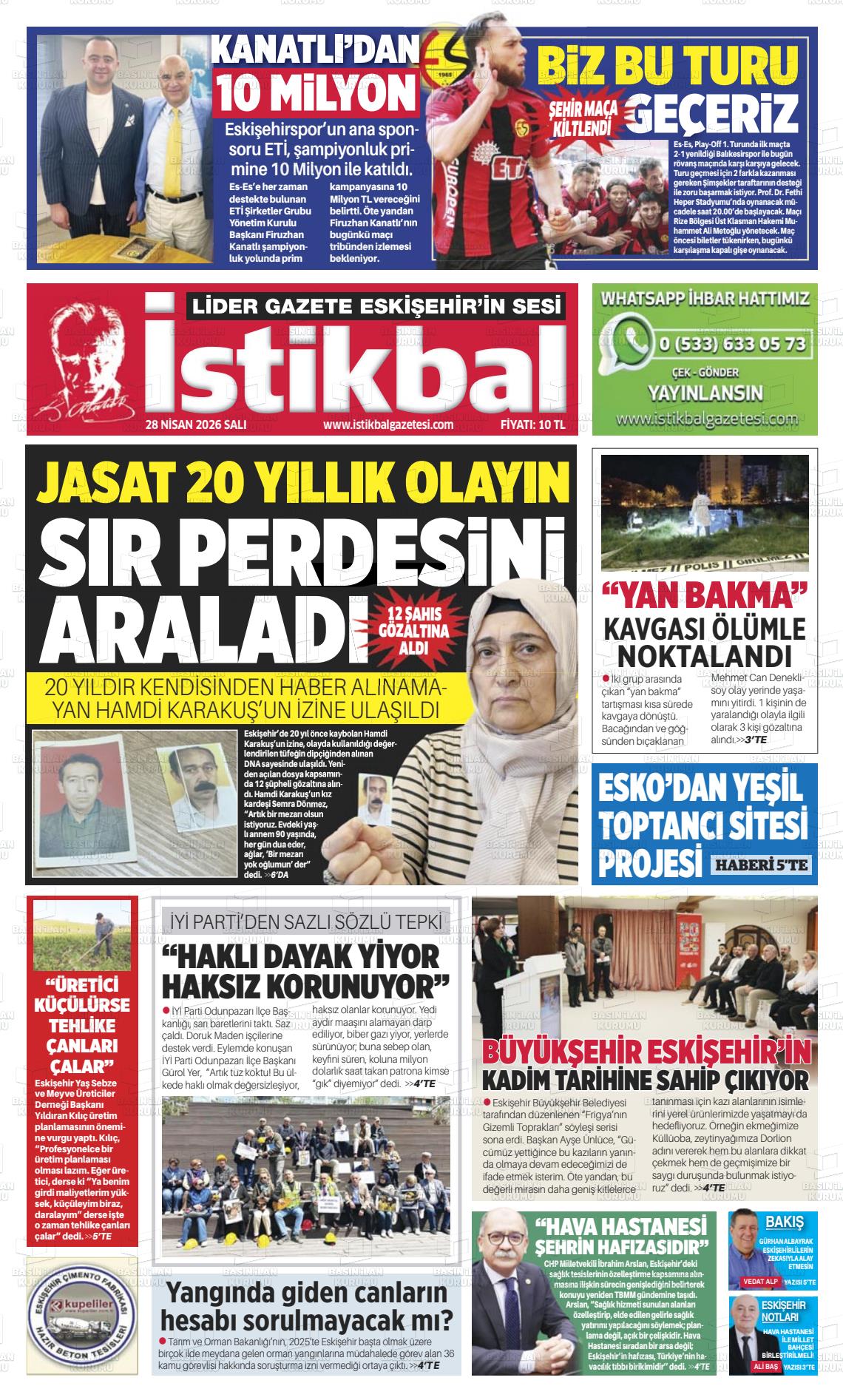 Eskisehir Istikbal 28.04.2026