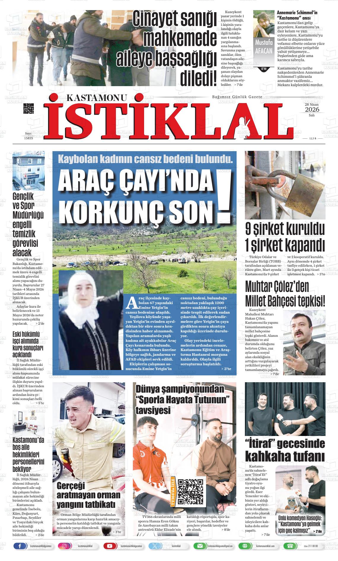 Kastamonu 28.04.2026