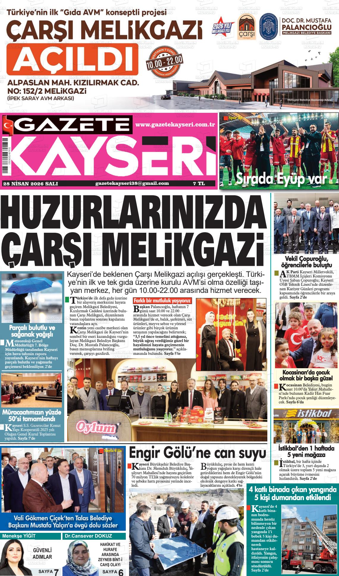 Kayseri Haber 38 28.04.2026