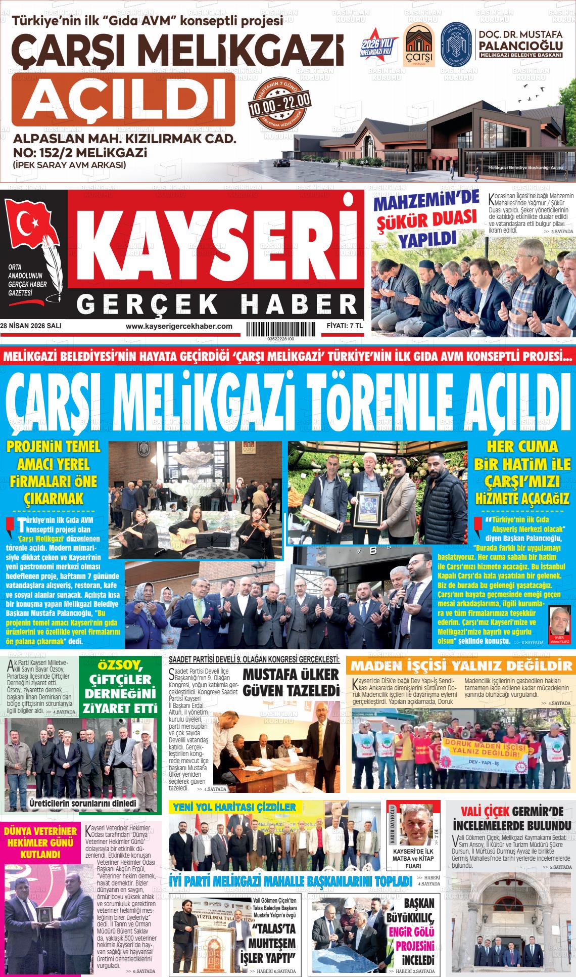 Kayseri Starhaber 28.04.2026