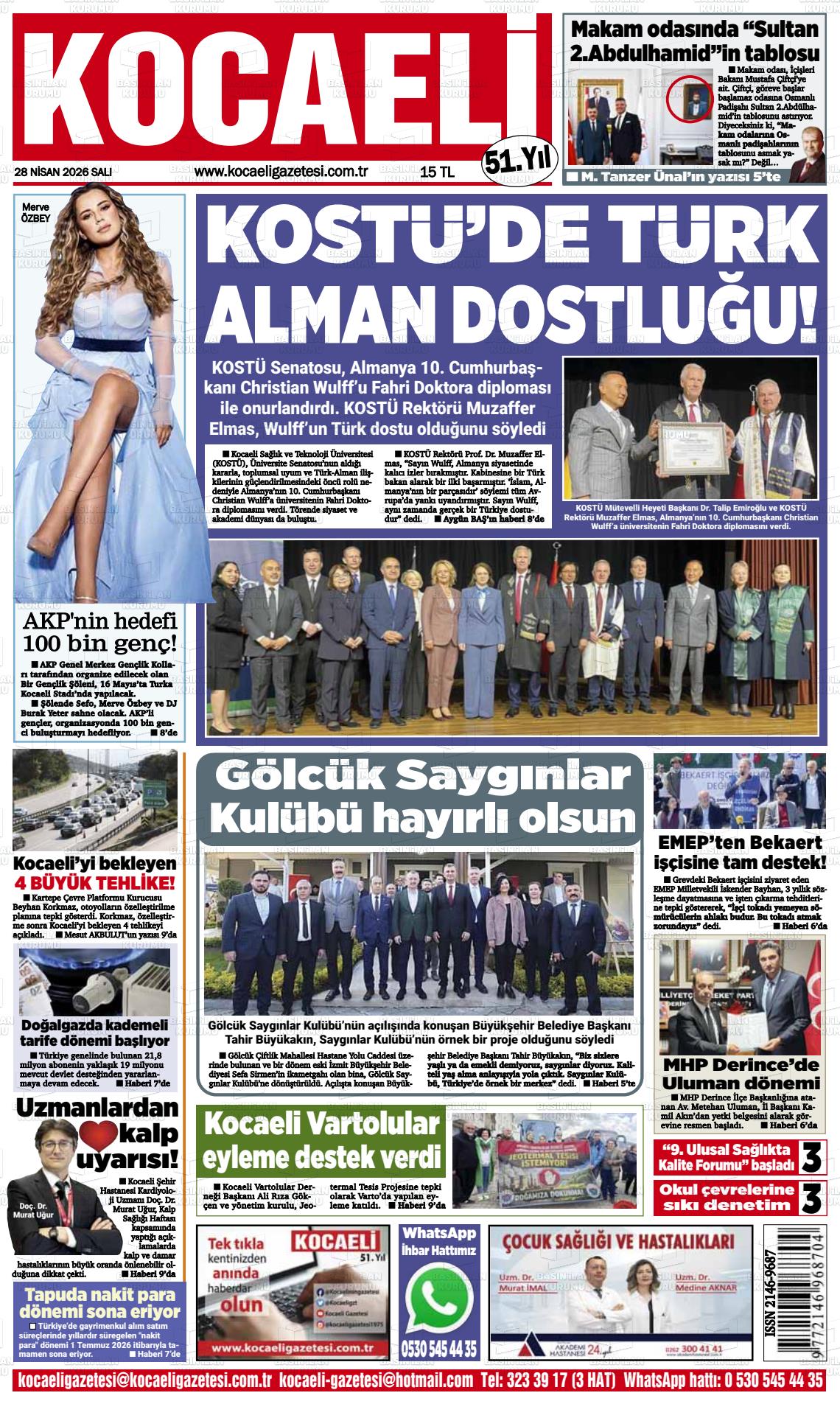 Kocaeli 28.04.2026