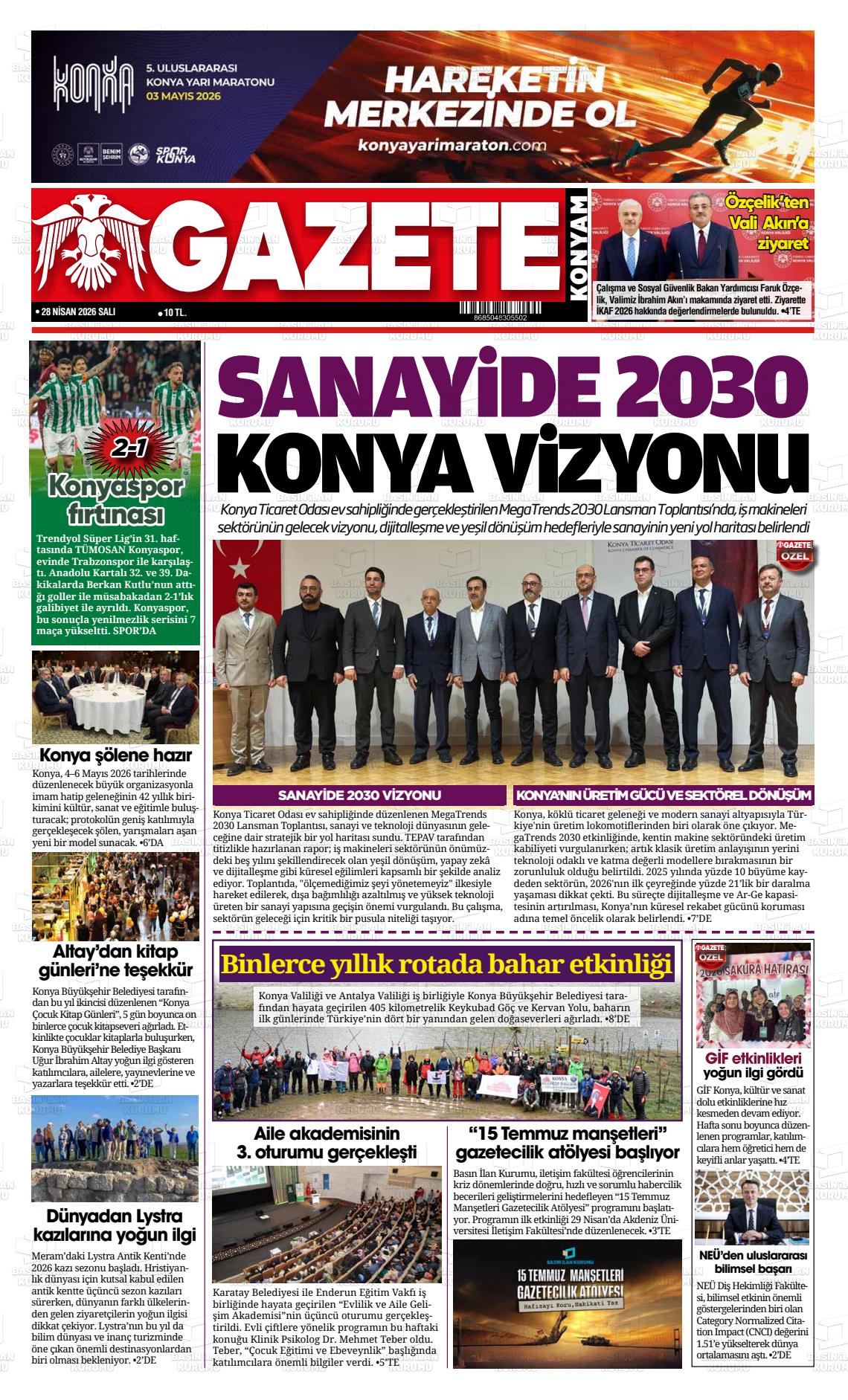 Konya Yenigun 28.04.2026