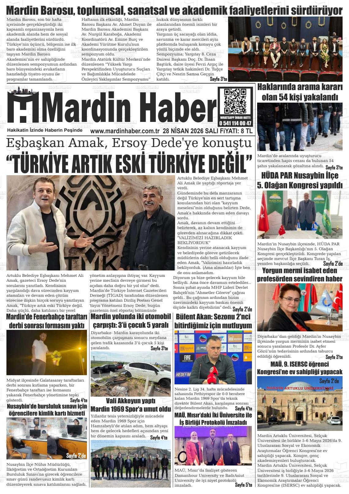 Mardin Haber 28.04.2026