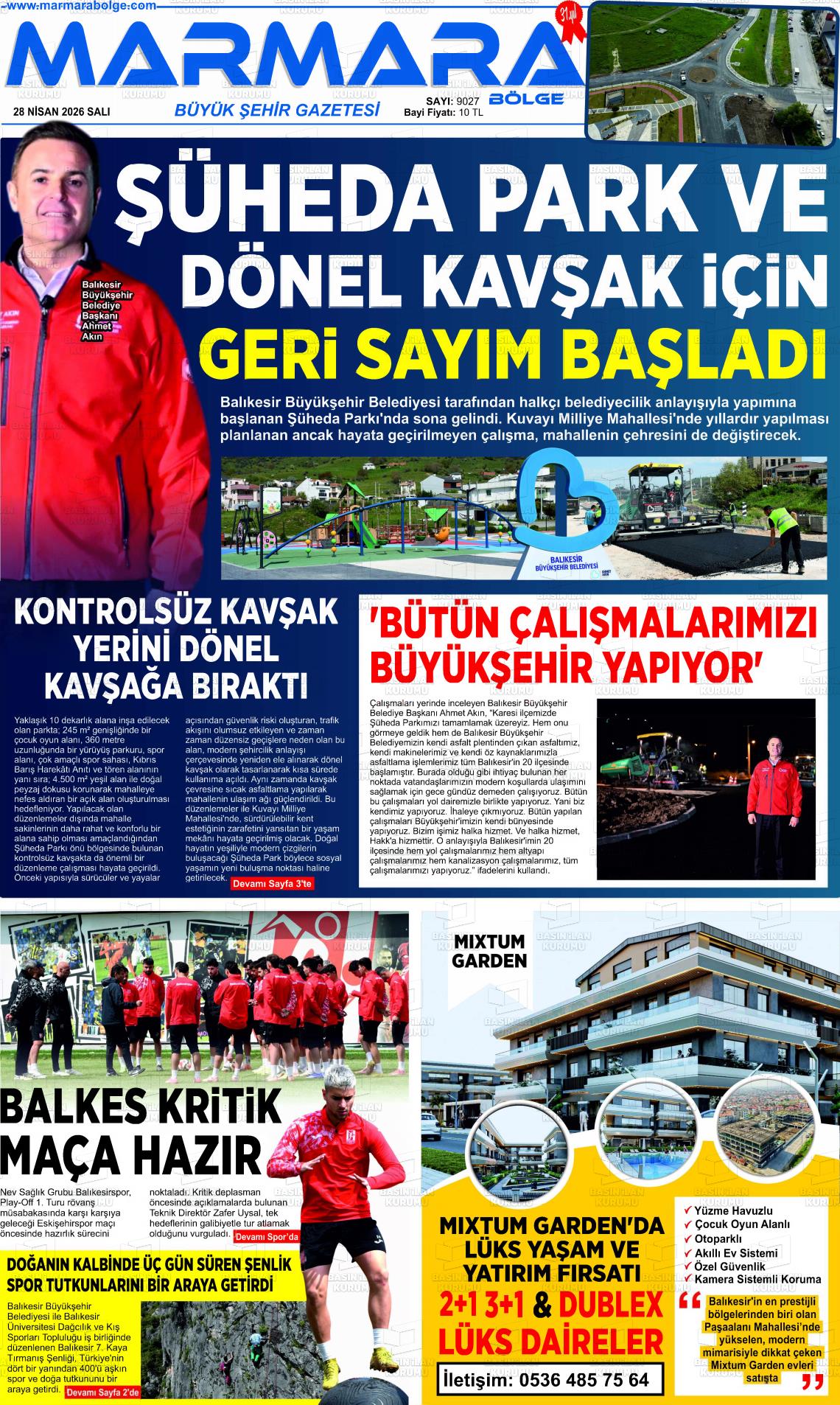 Balikesir Marmarabolge 28.04.2026