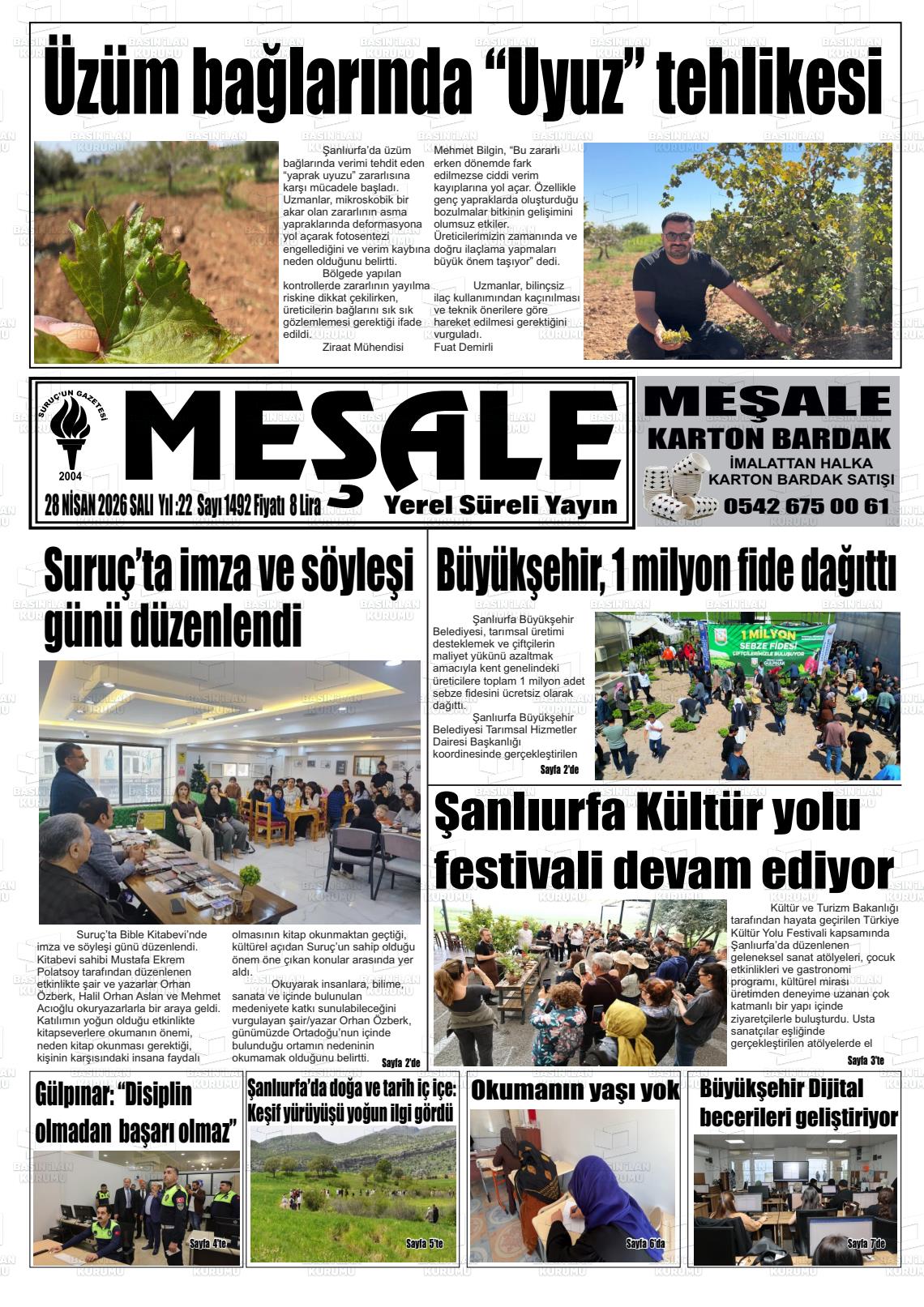 Sanliurfa Mesale 28.04.2026