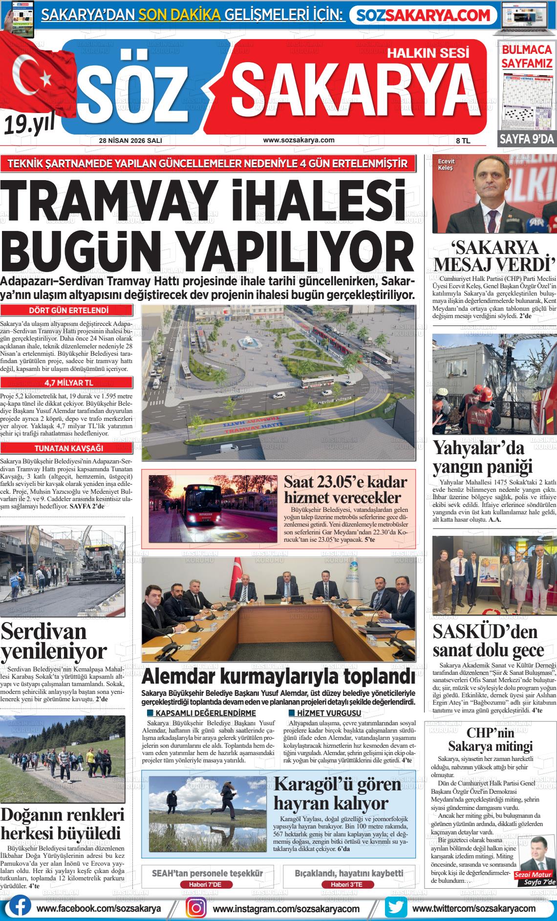 Sakarya Halk 28.04.2026