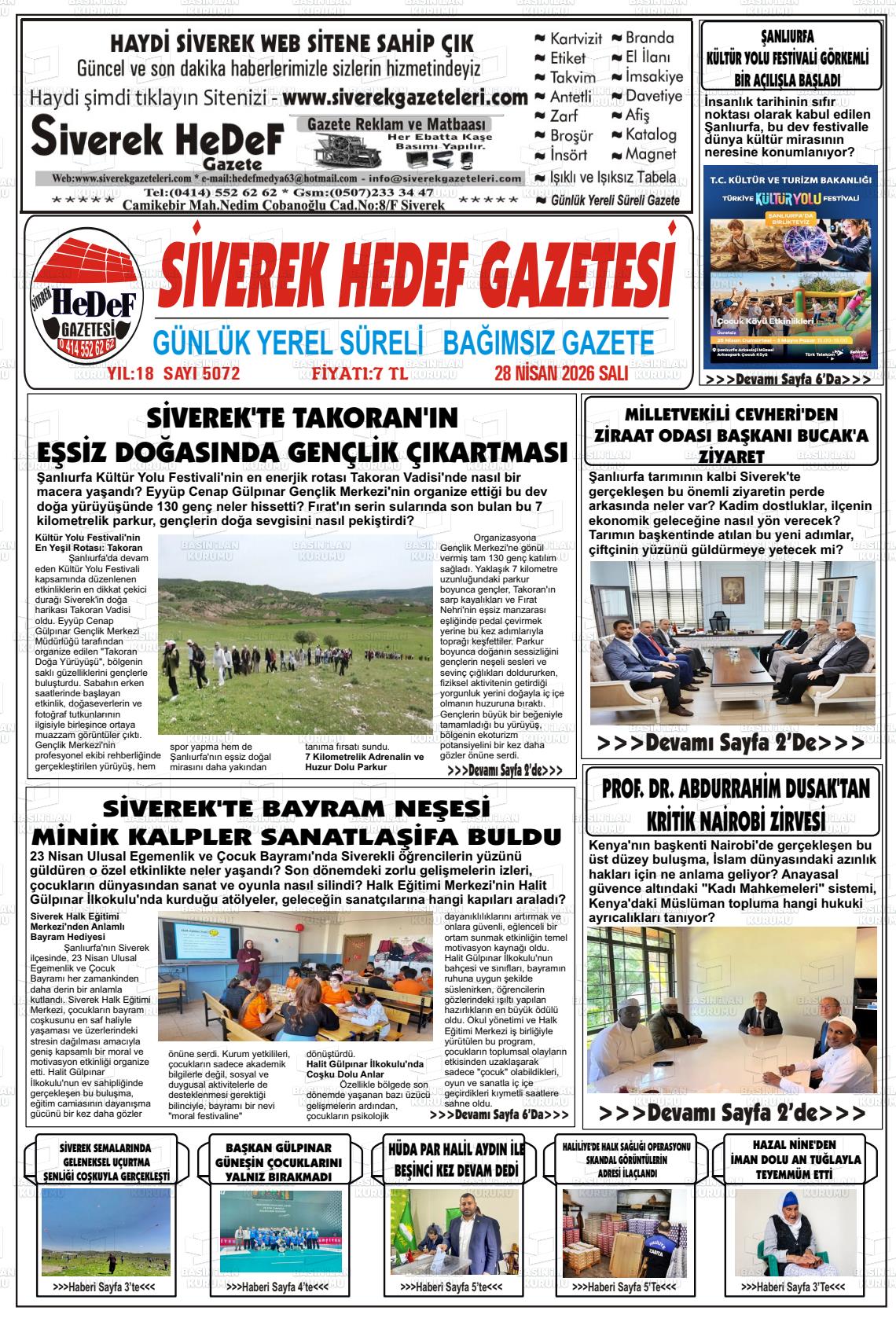 Sanliurfa Siverekhedef 28.04.2026
