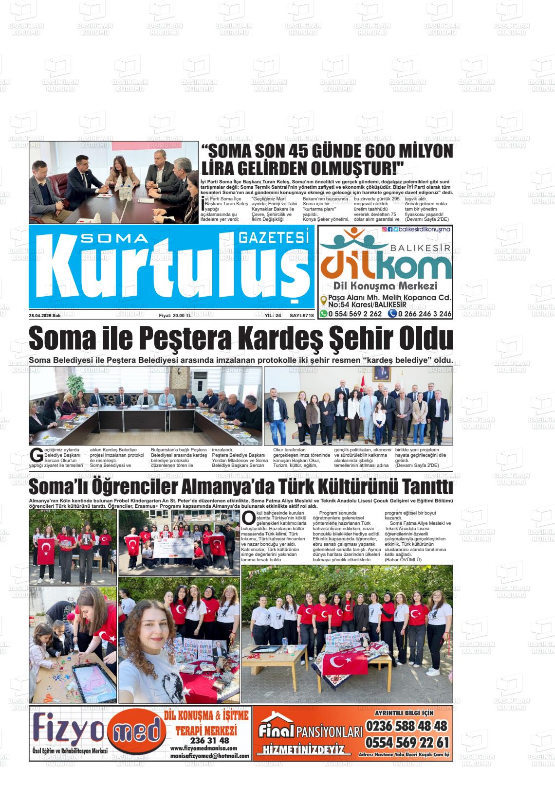 Manisa Somagundem 28.04.2026