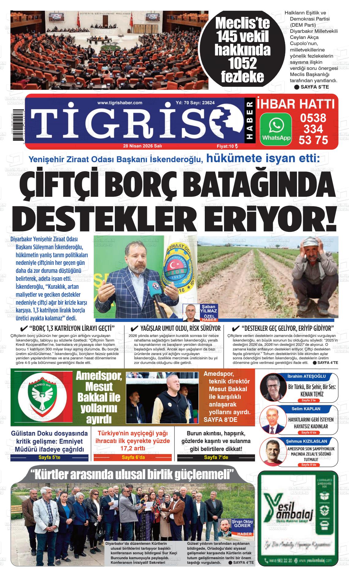 Diyarbakir Tirgis 28.04.2026