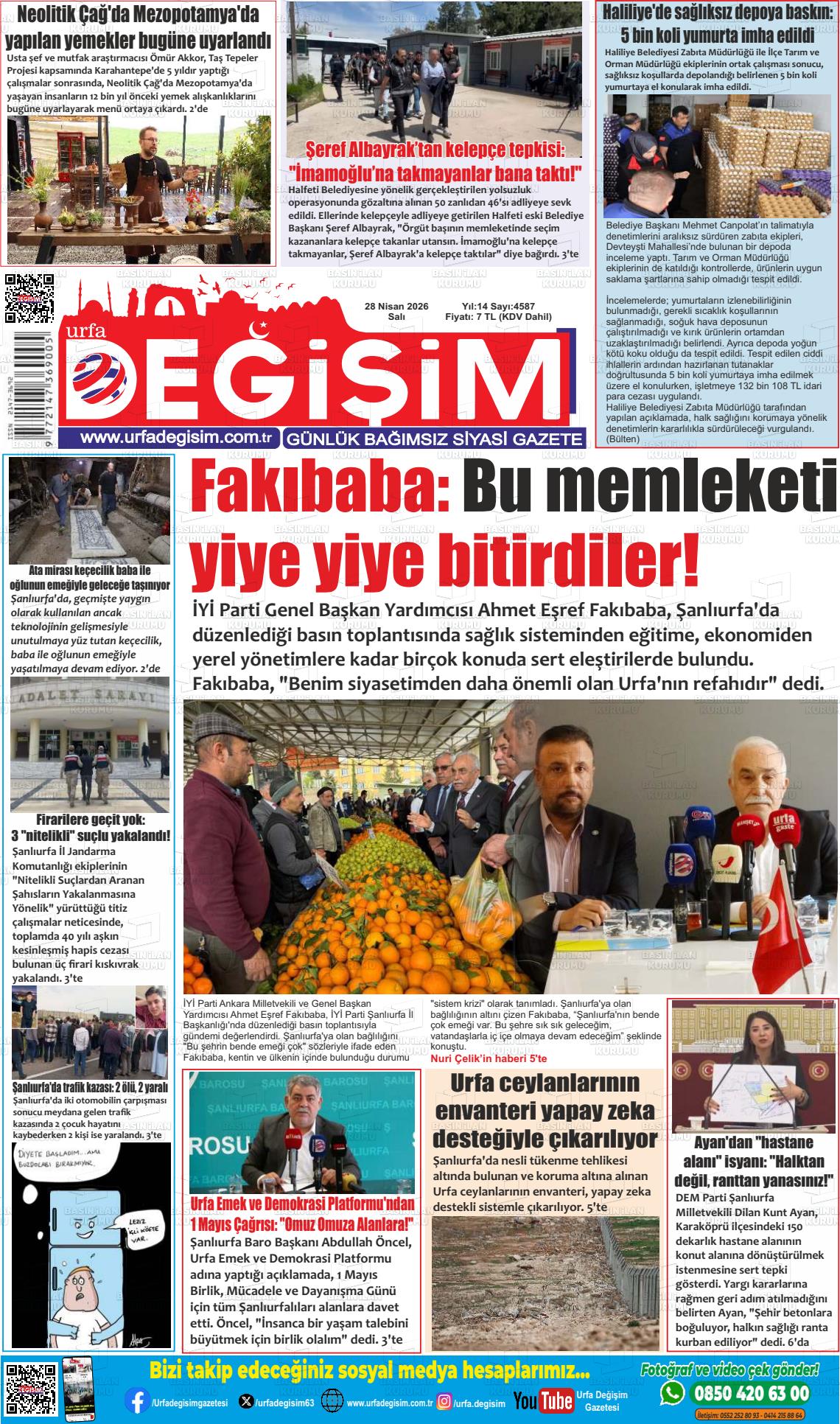 Sanliurfa Urfastar 28.04.2026
