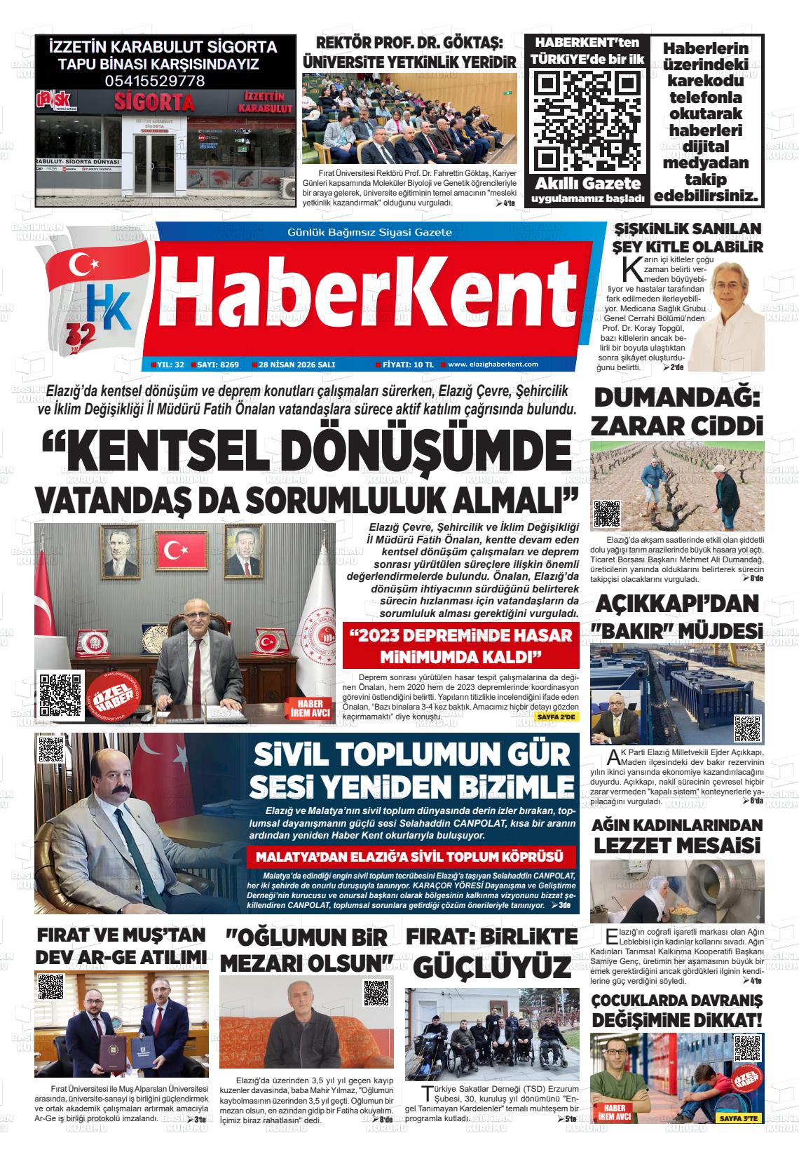 Elazig Yenicag 28.04.2026