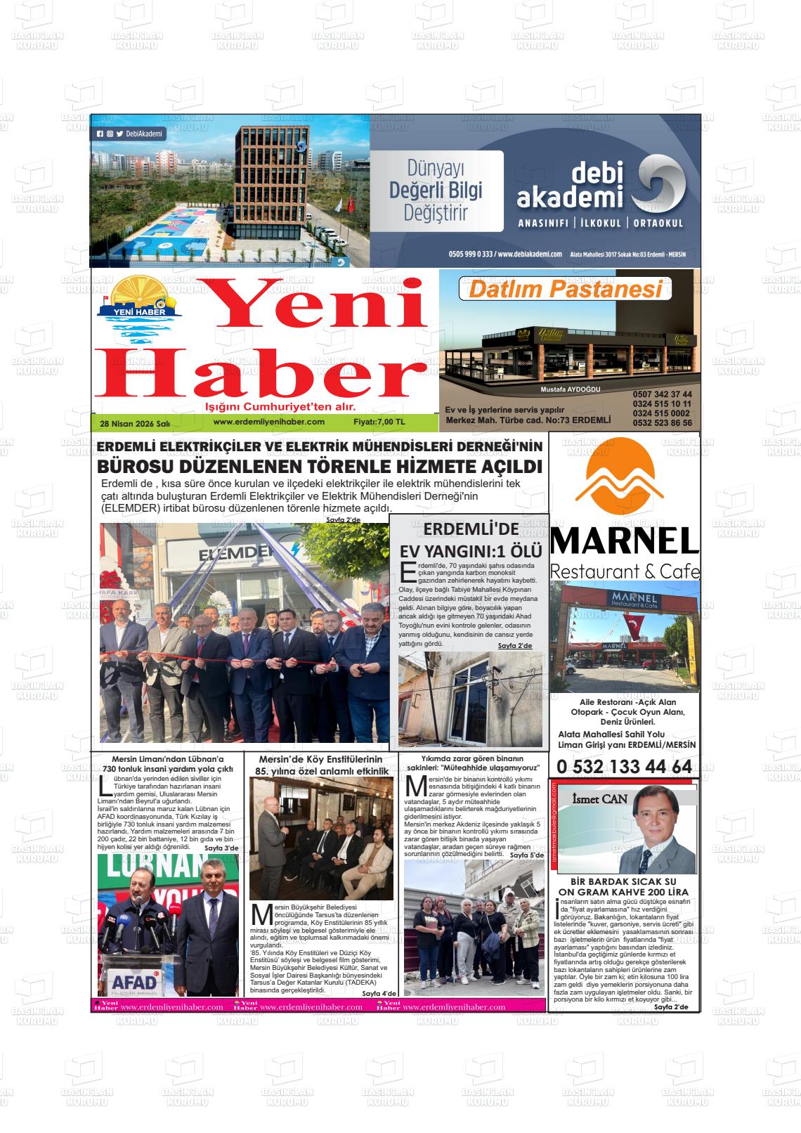 Konya Yenihaber 28.04.2026