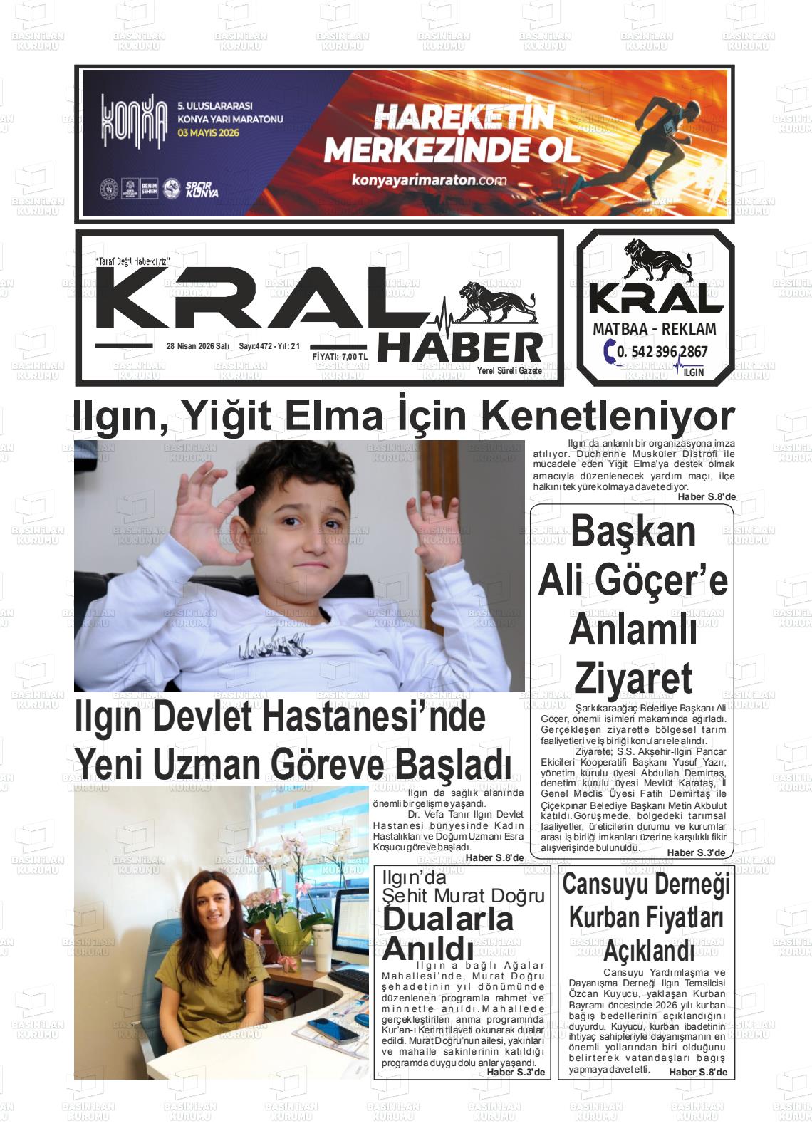 Konya Yeniilginpostasi 28.04.2026