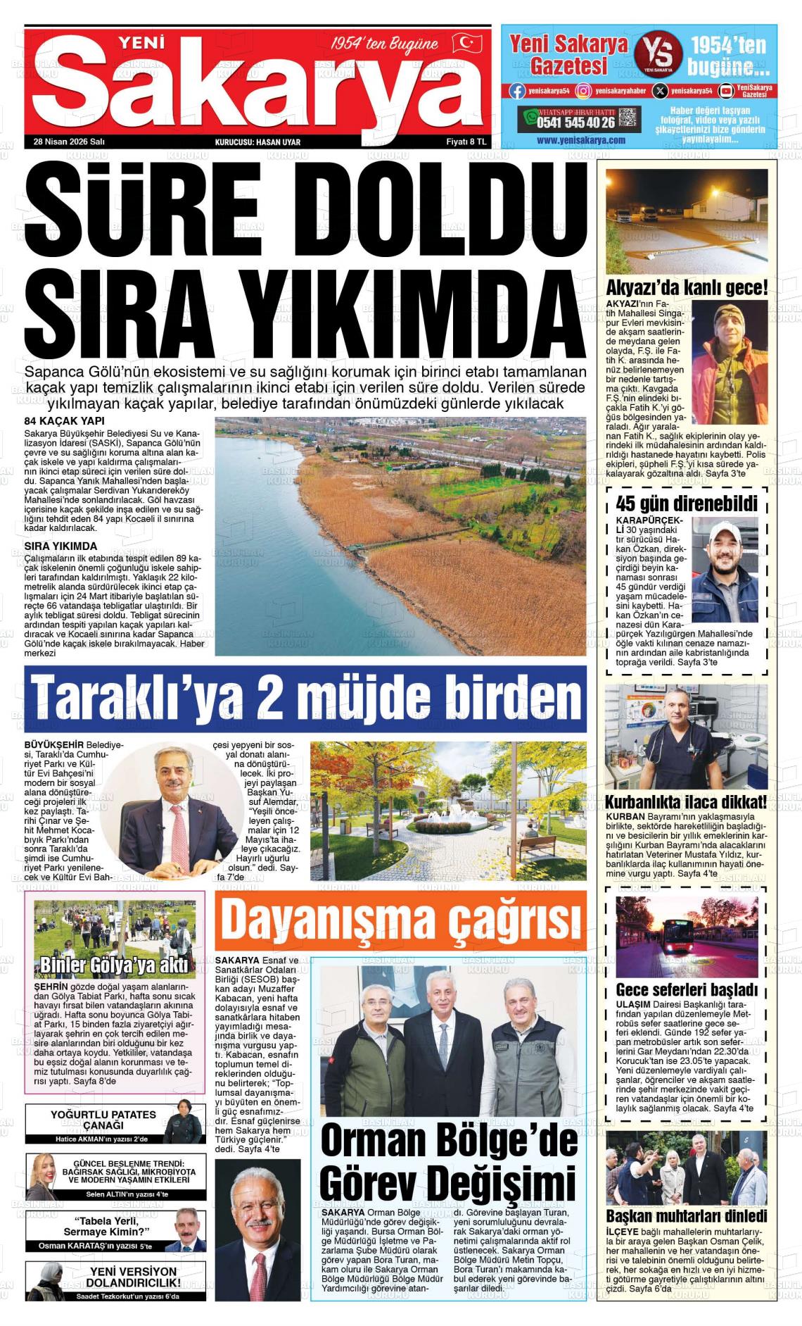 Sakarya Yeni 28.04.2026