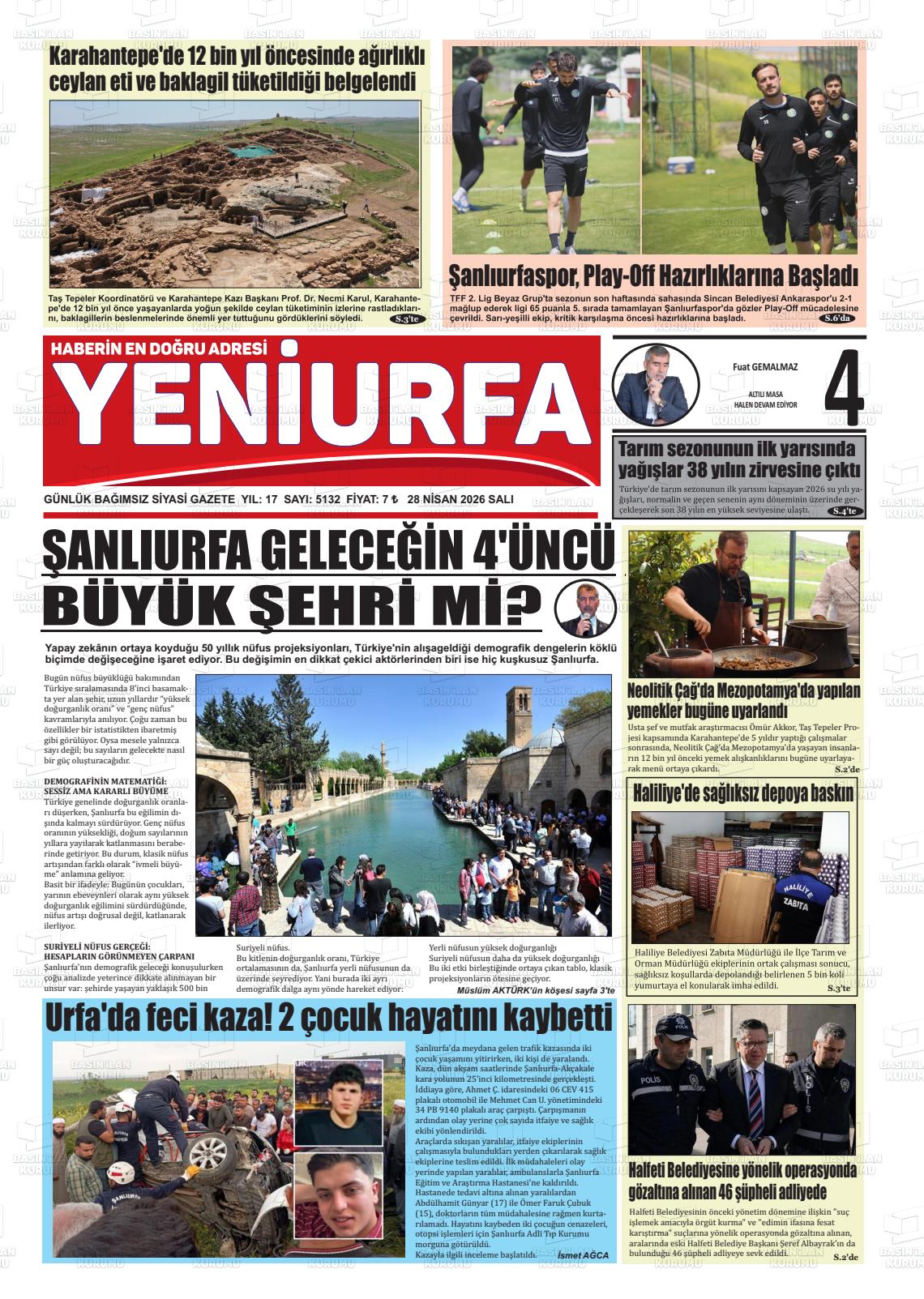 Sanliurfa Yeniurfa 28.04.2026