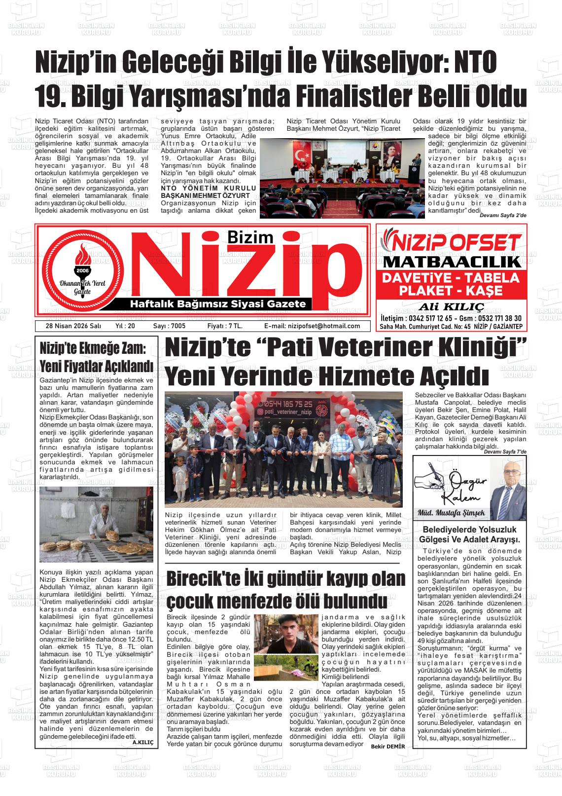 Gaziantep Yesilnizip 28.04.2026