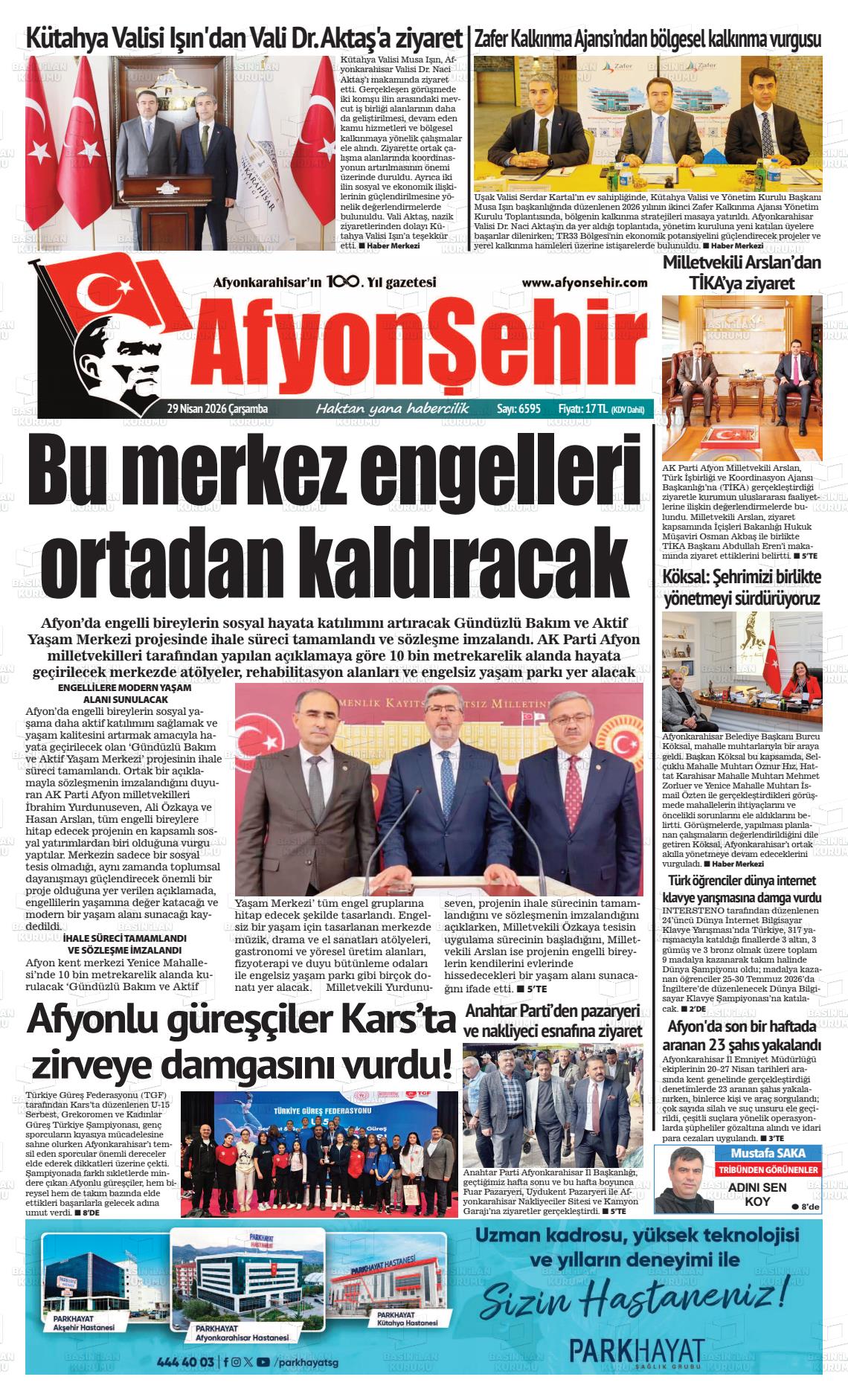 Afyonkarahisar Hisar 29.04.2026