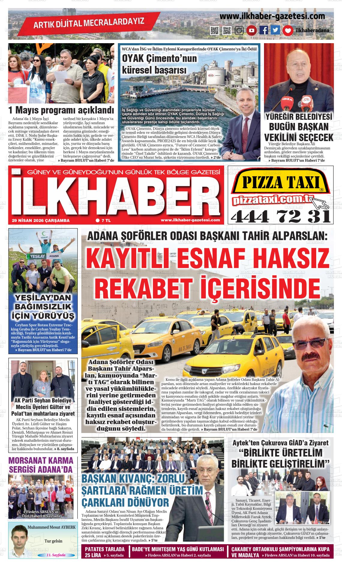 Adana Ilkhaber 29.04.2026