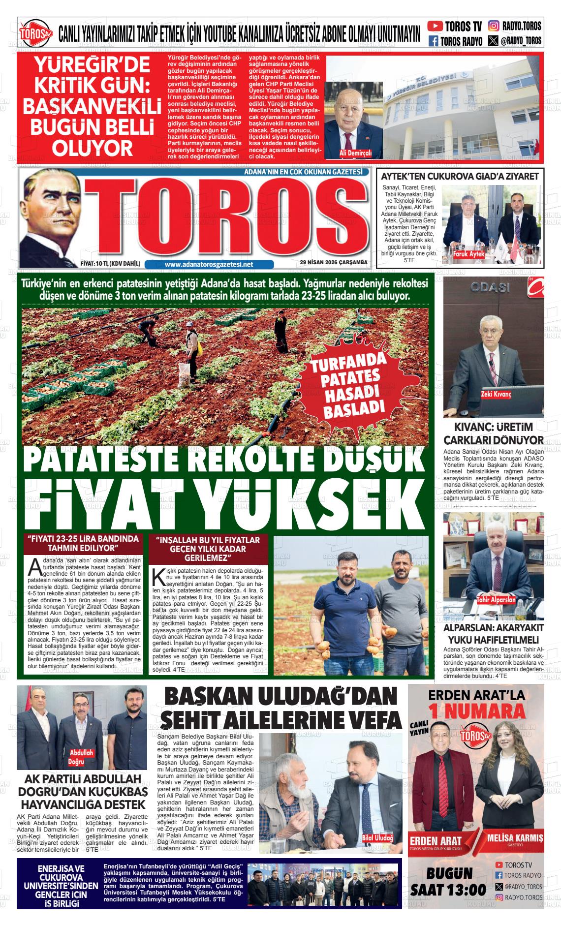 Antalya Toros 29.04.2026
