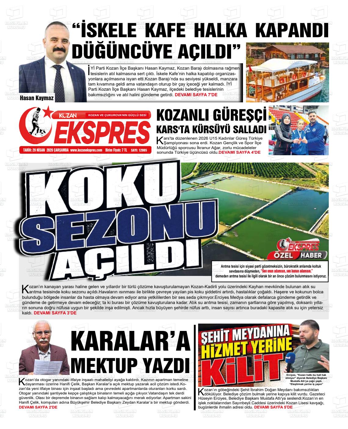 Adana Yenihursoz 29.04.2026