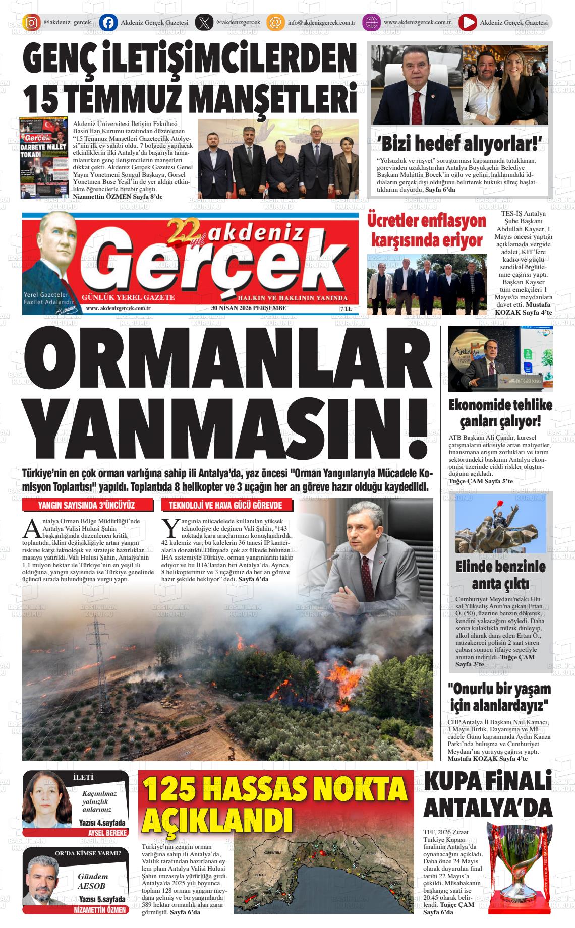 Antalya Akdenizgercek 30.04.2026