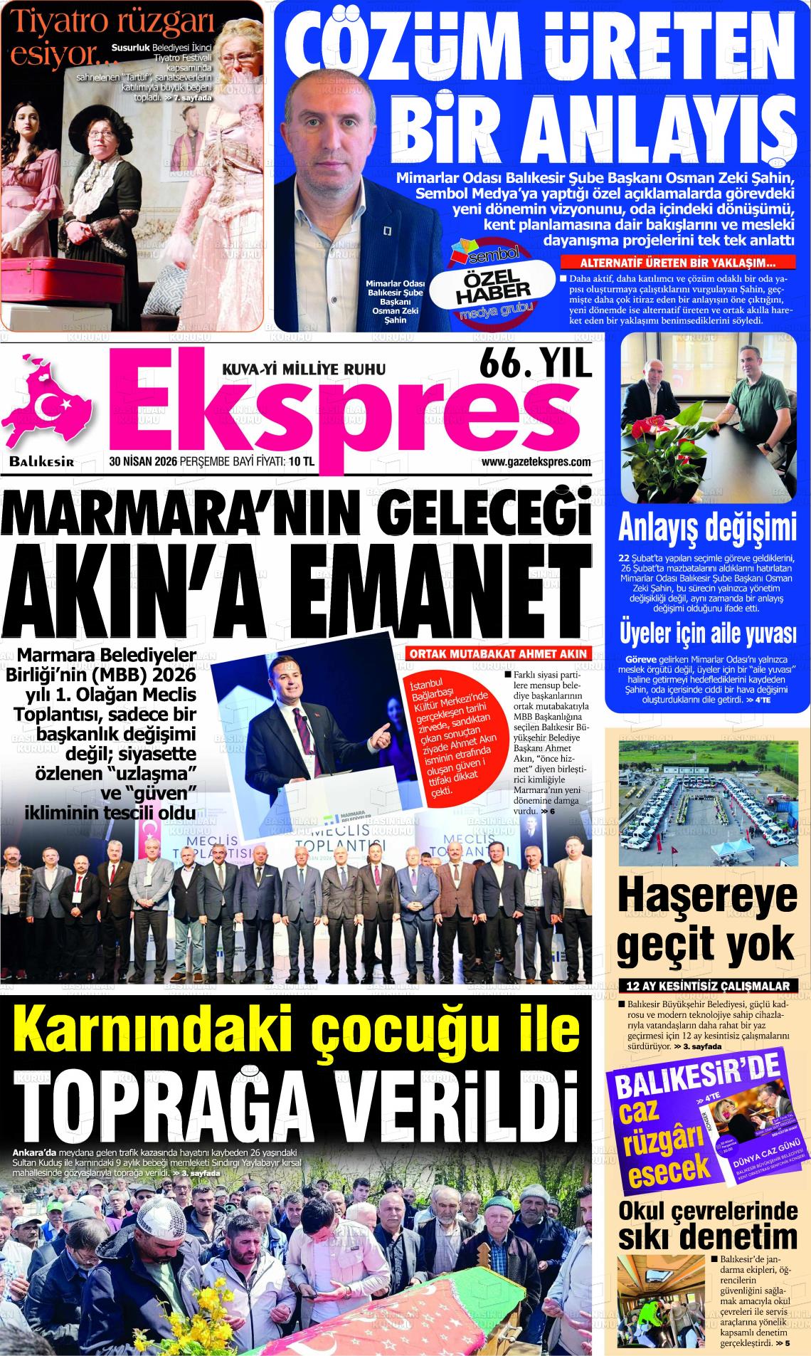 Balikesir Ekspres 30.04.2026