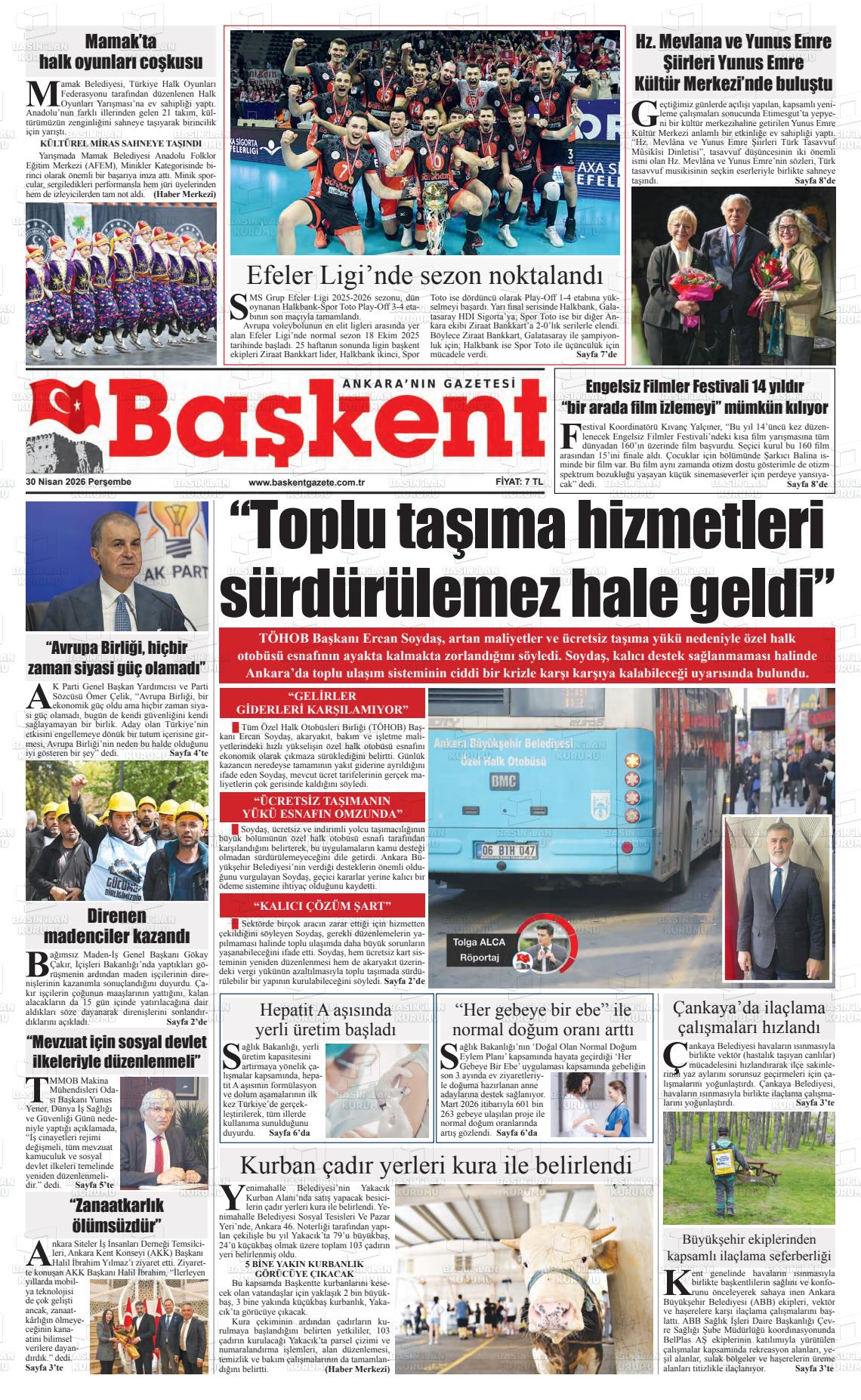 Ankara Baskent 30.04.2026