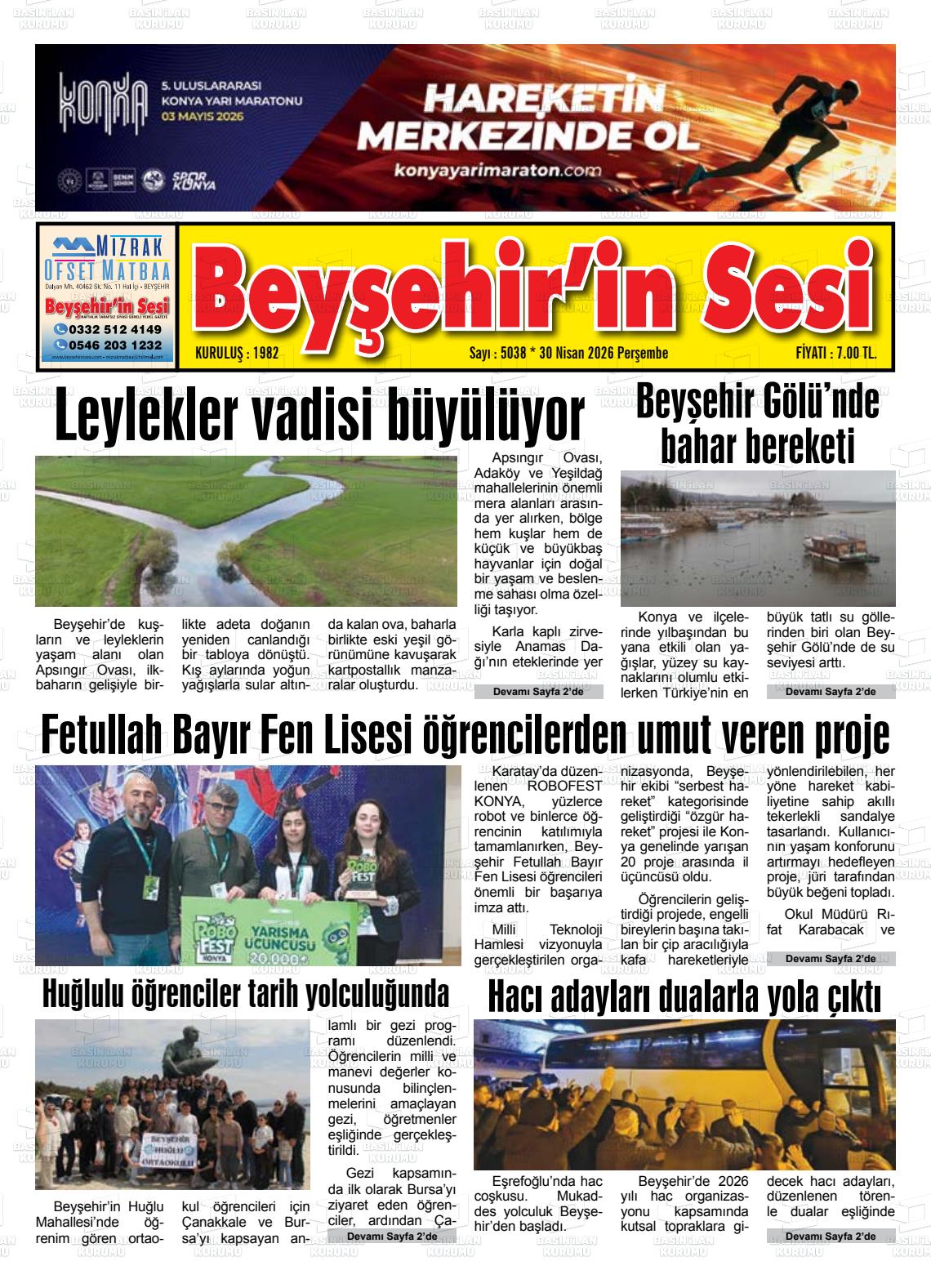 Konya Beysehirinsesi 30.04.2026