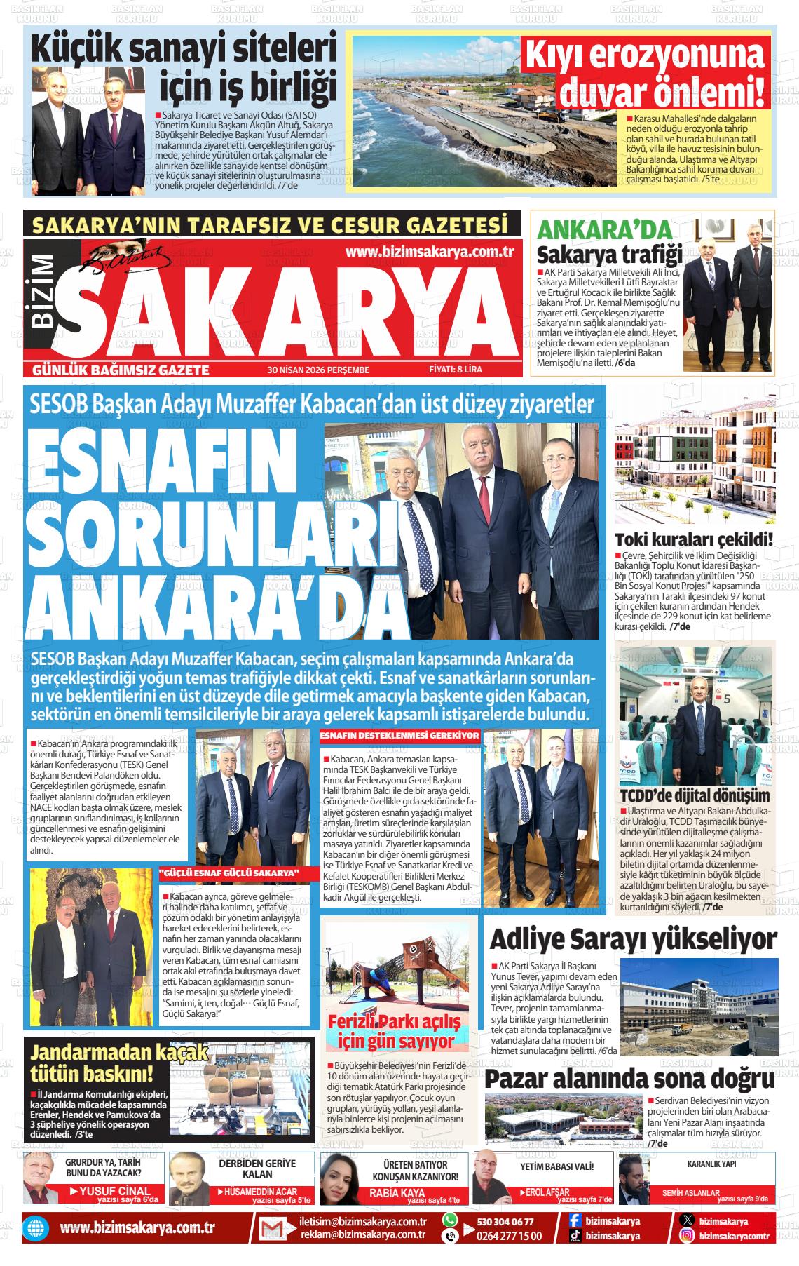 Sakarya Bizim 30.04.2026