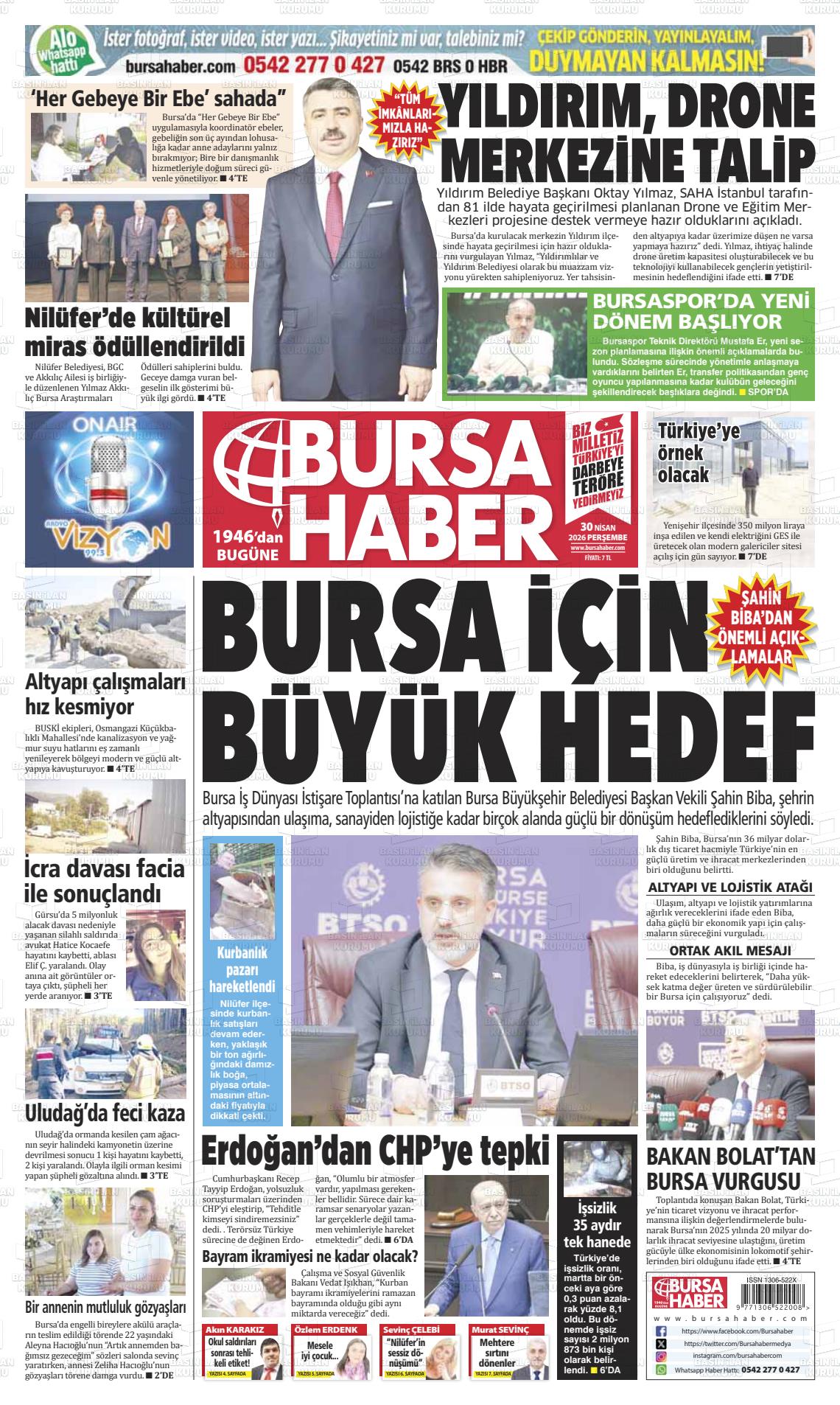 Bursa Haber 30.04.2026