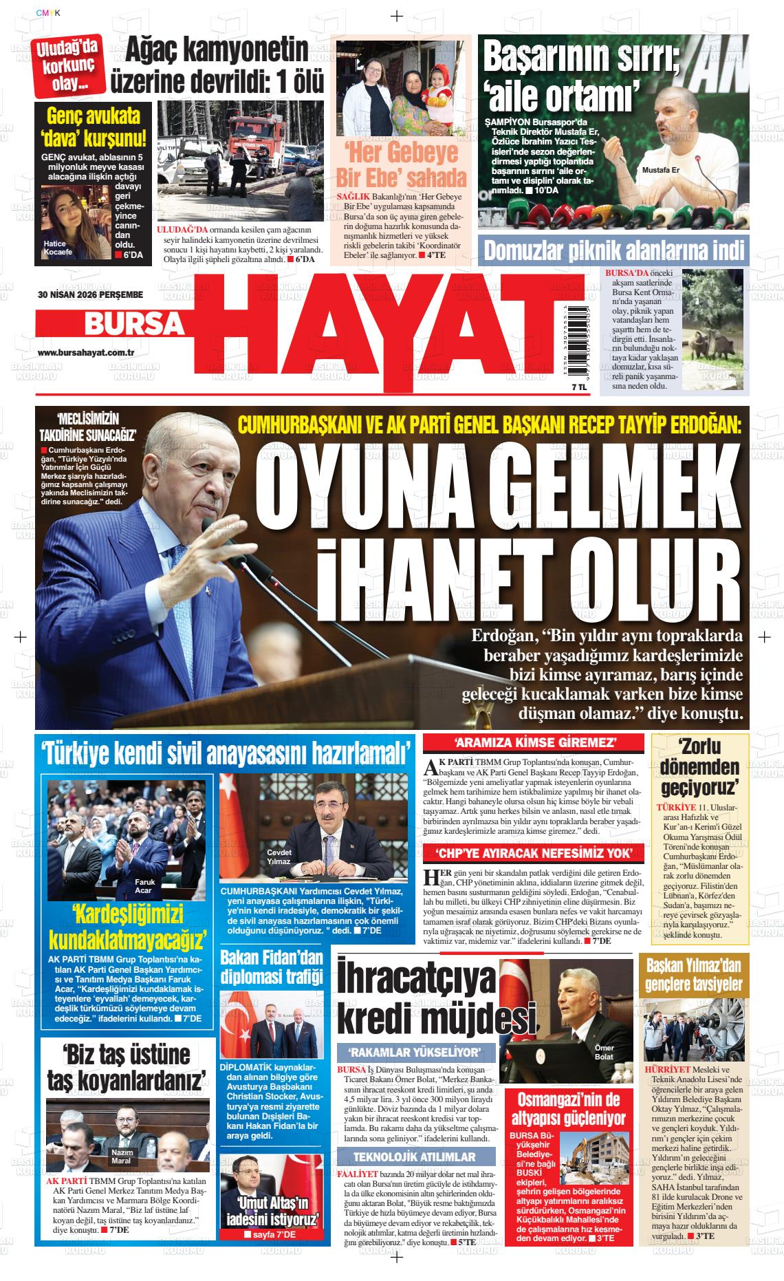 Bursa Hayat 30.04.2026