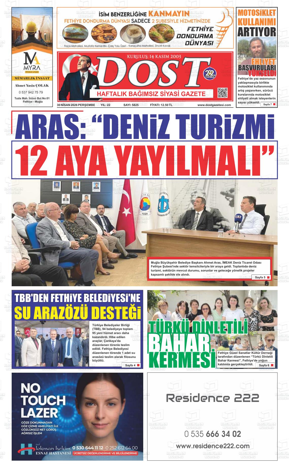 Mugla Dost 30.04.2026
