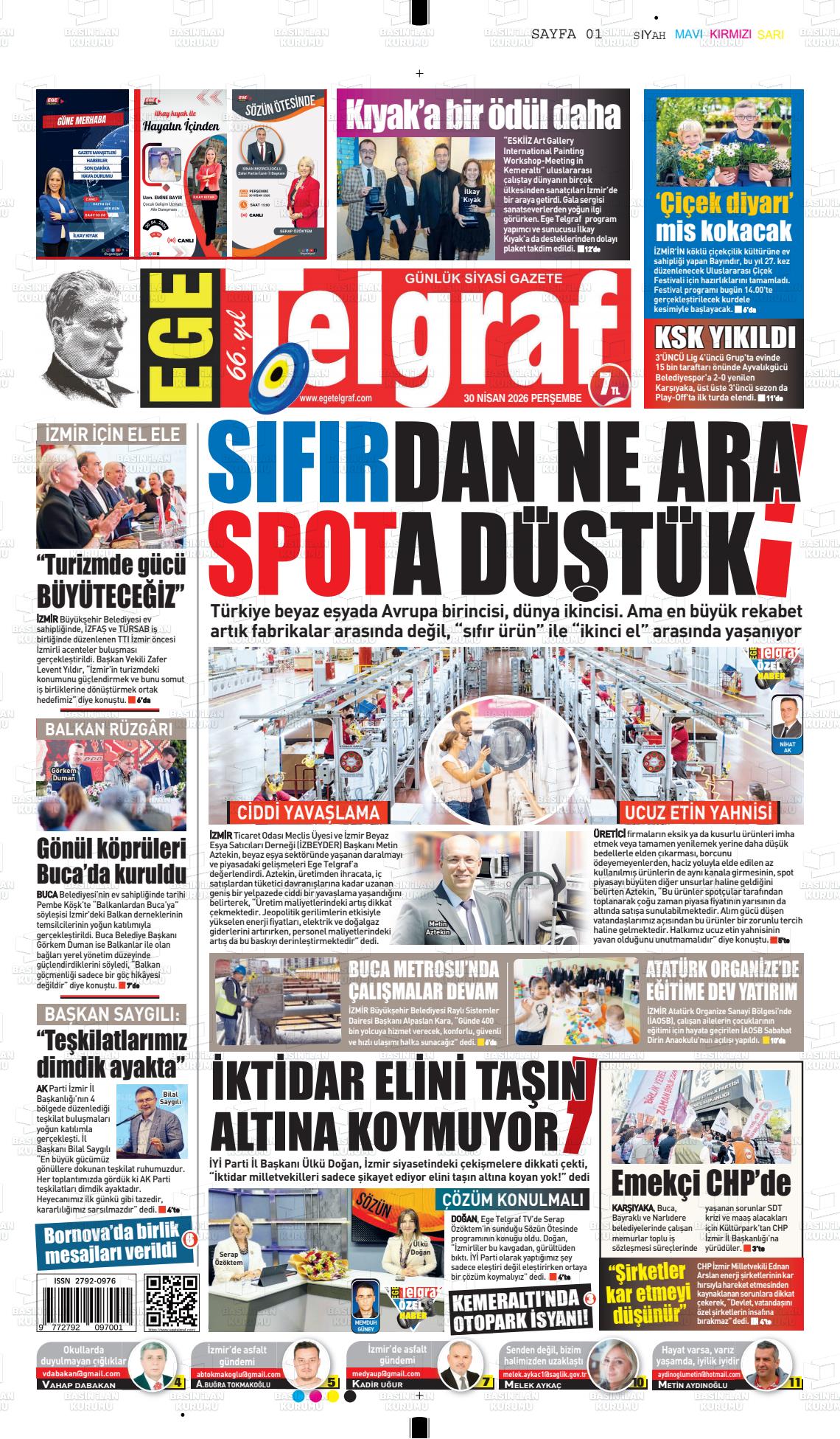 Izmir Egetelgraf 30.04.2026