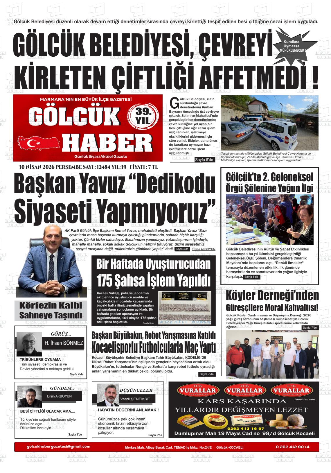 Kocaeli Golcukhaber 30.04.2026