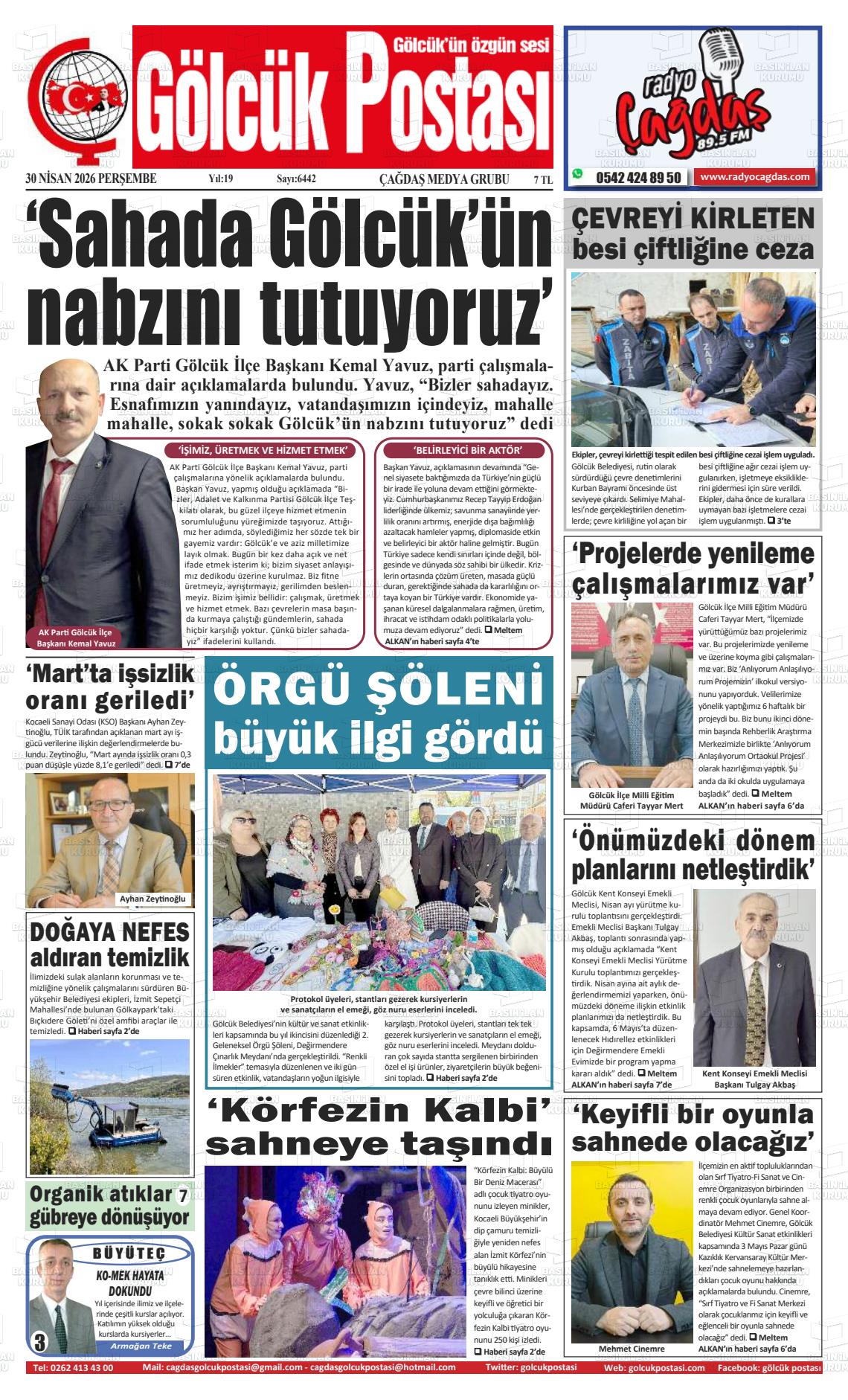 Kocaeli Golcukpostasi 30.04.2026