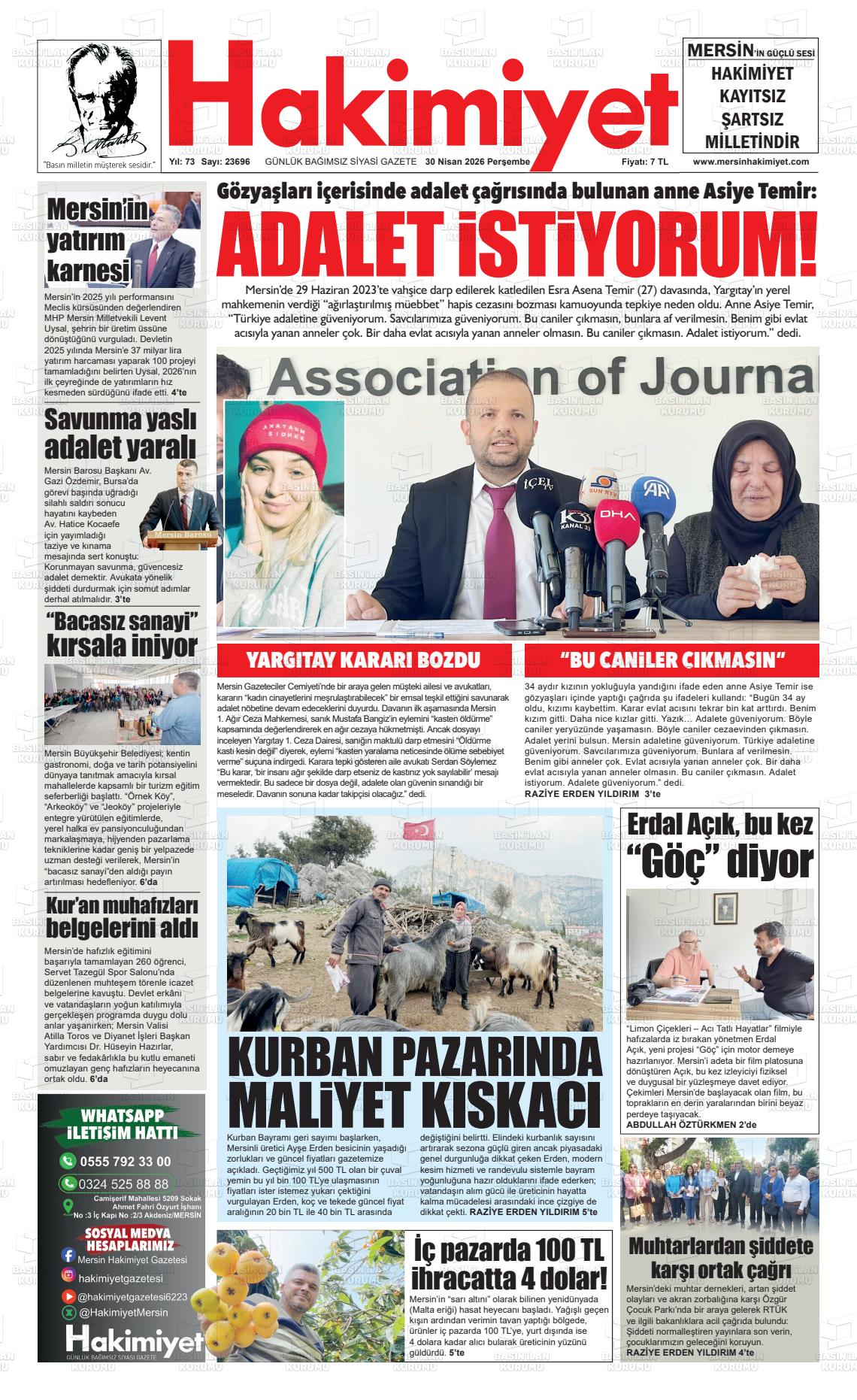 Konya Hakimiyet 30.04.2026