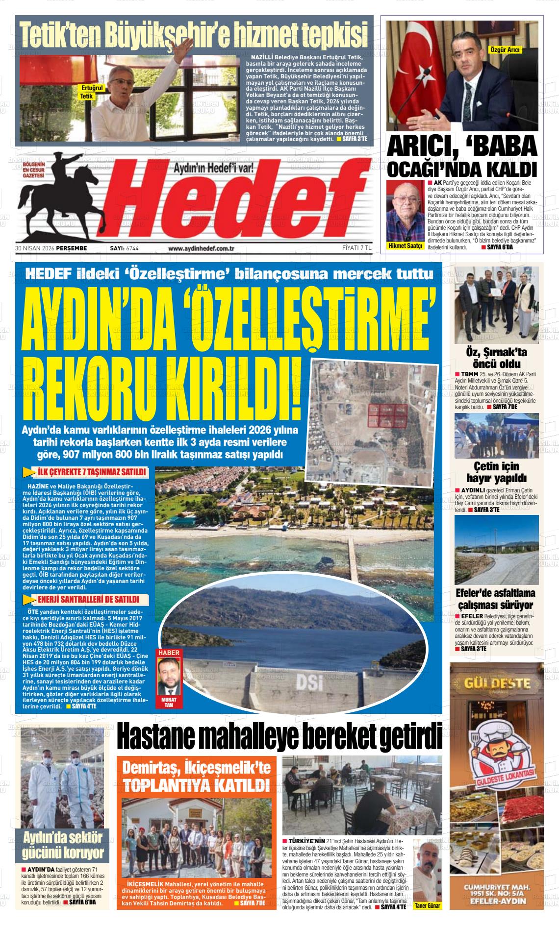 Canakkale Hedef 30.04.2026