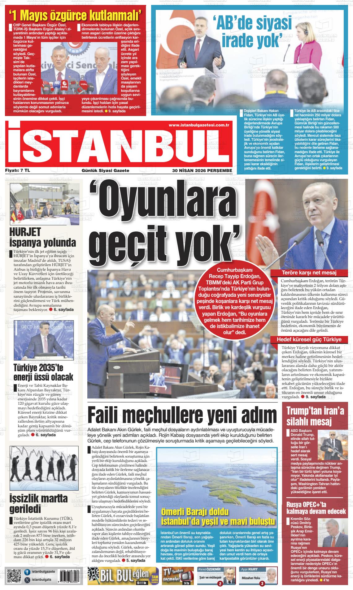 Istanbul 30.04.2026