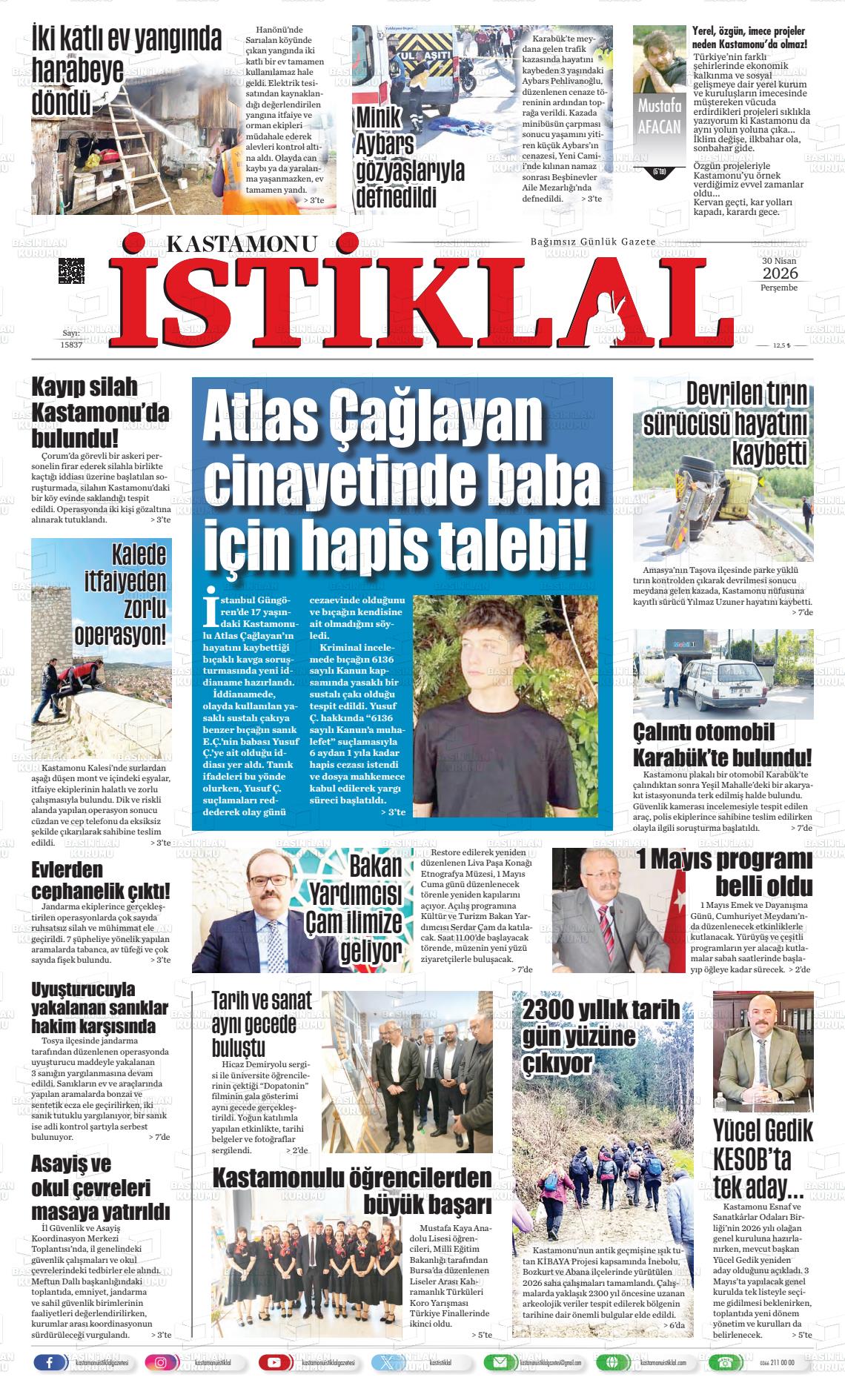 Kastamonu 30.04.2026