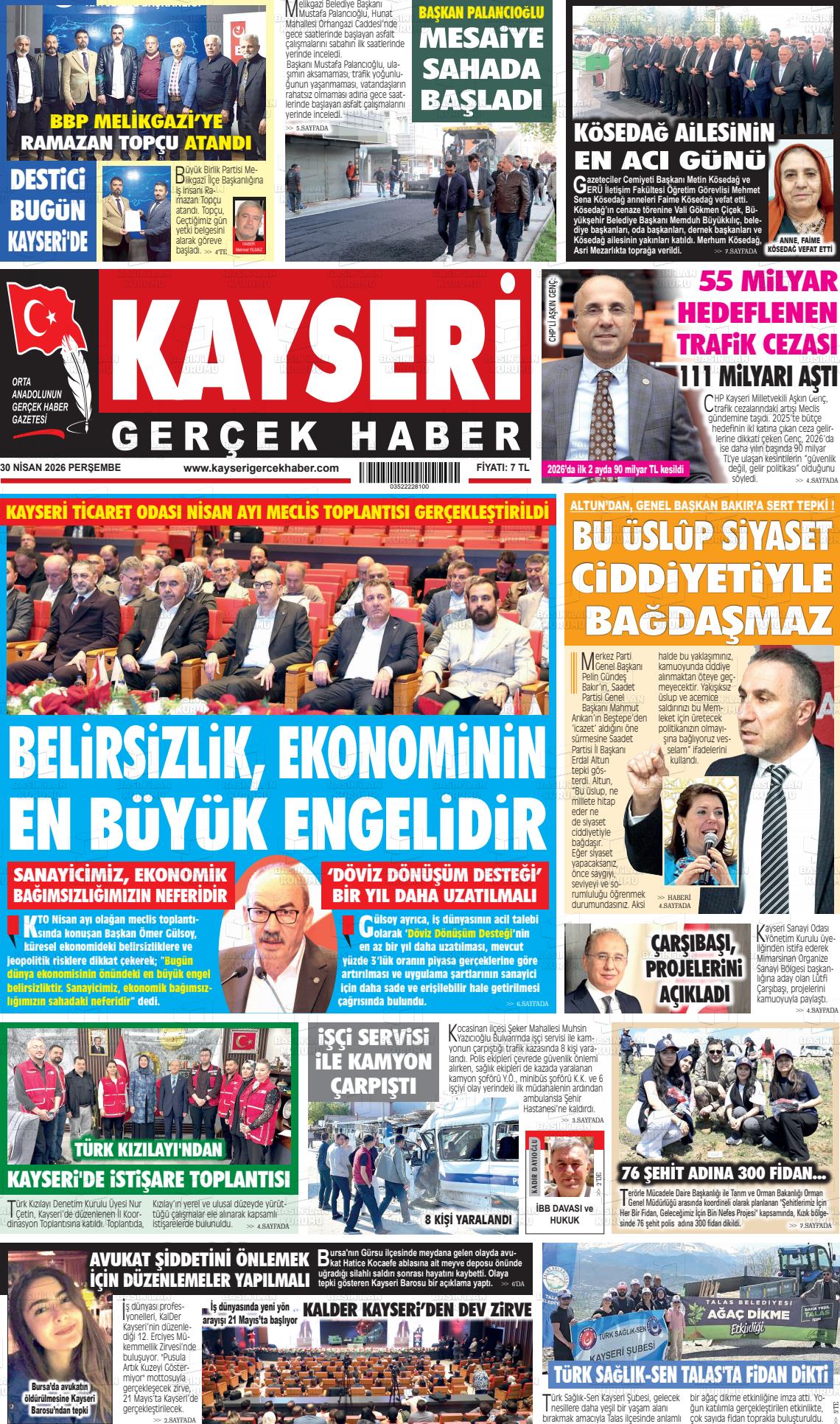 Kayseri Starhaber 30.04.2026